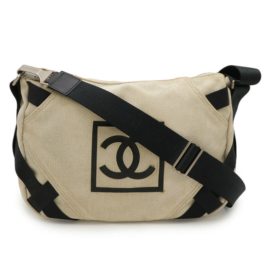 Chanel Sports Line Canvas Shoulder Bag