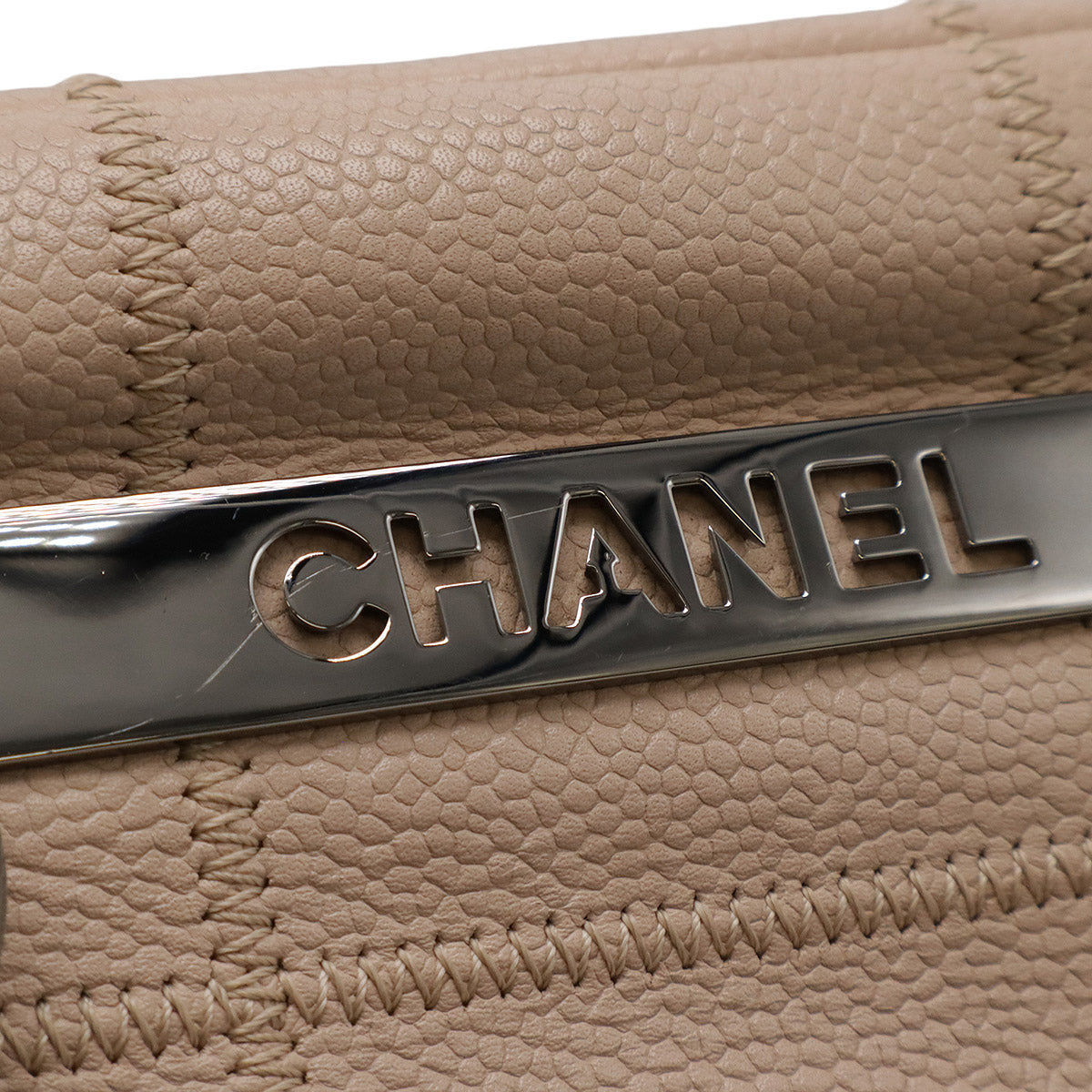 Chanel Choco Bar Caviar 2way Bag