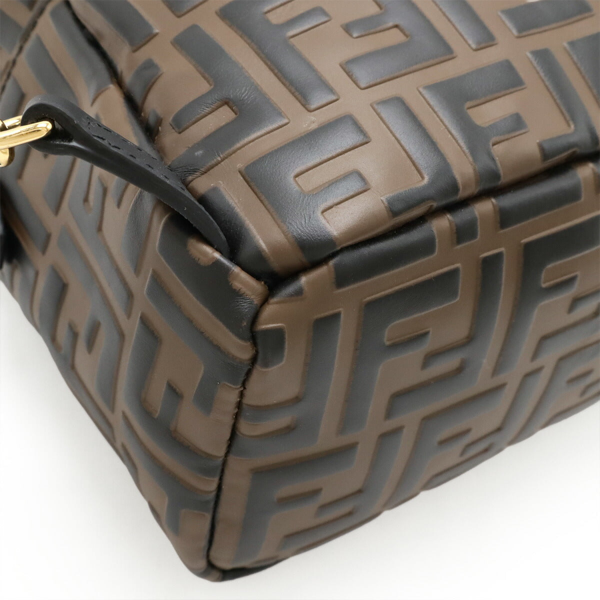 Fendi Trebucket Leather Shoulder Bag