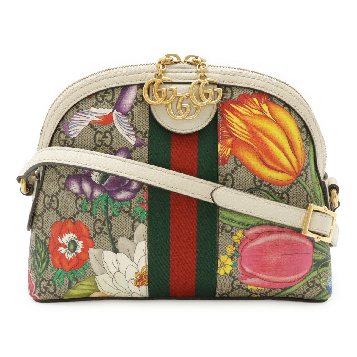 Gucci Ophidia GG Flora GG Supreme Shoulder Bag