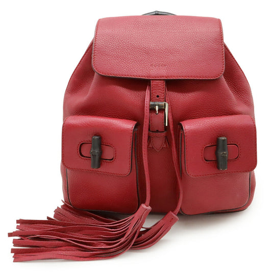 Gucci Bamboo Leather 2way Backpack