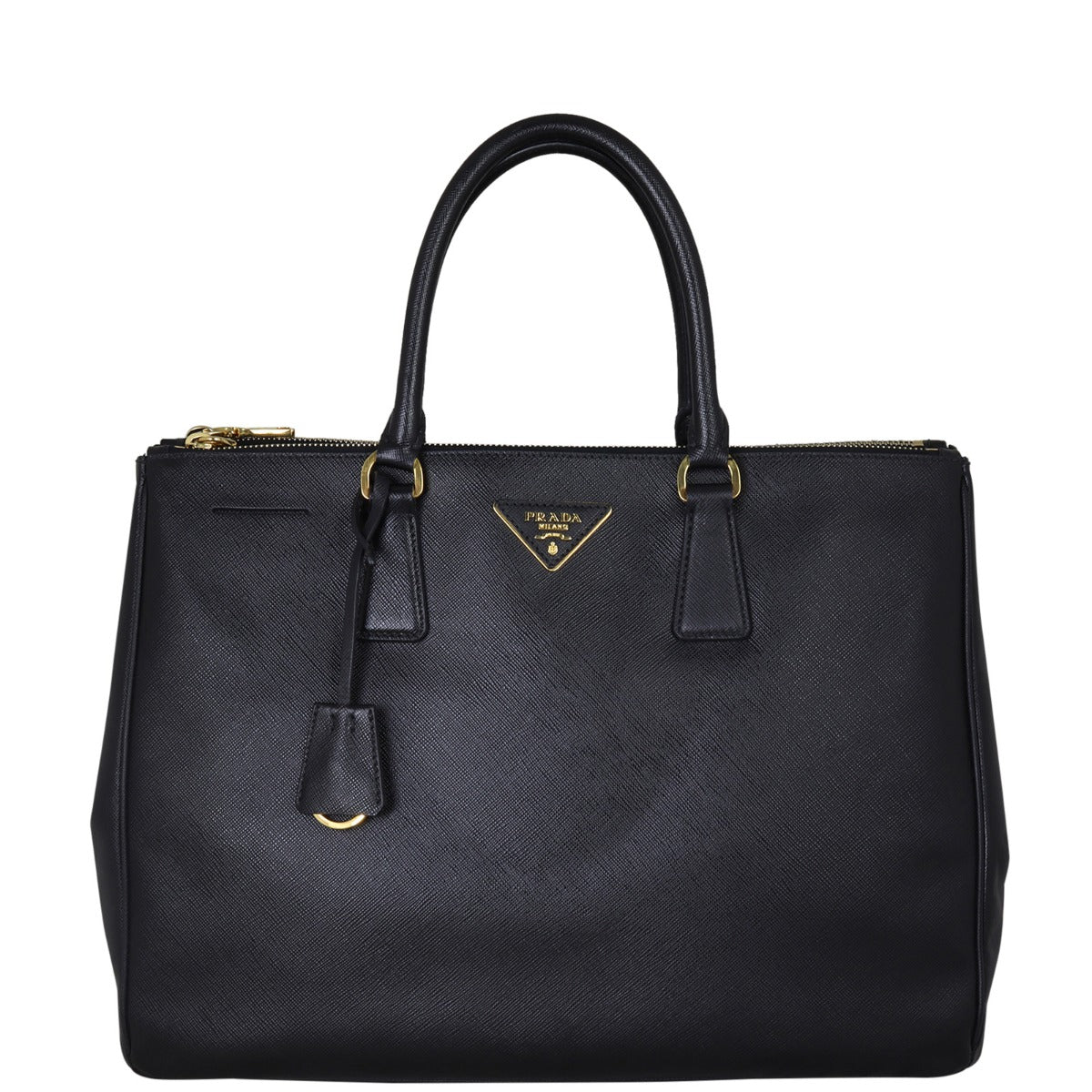 Prada Saffiano Lux Galleria Double Zip Tote Large