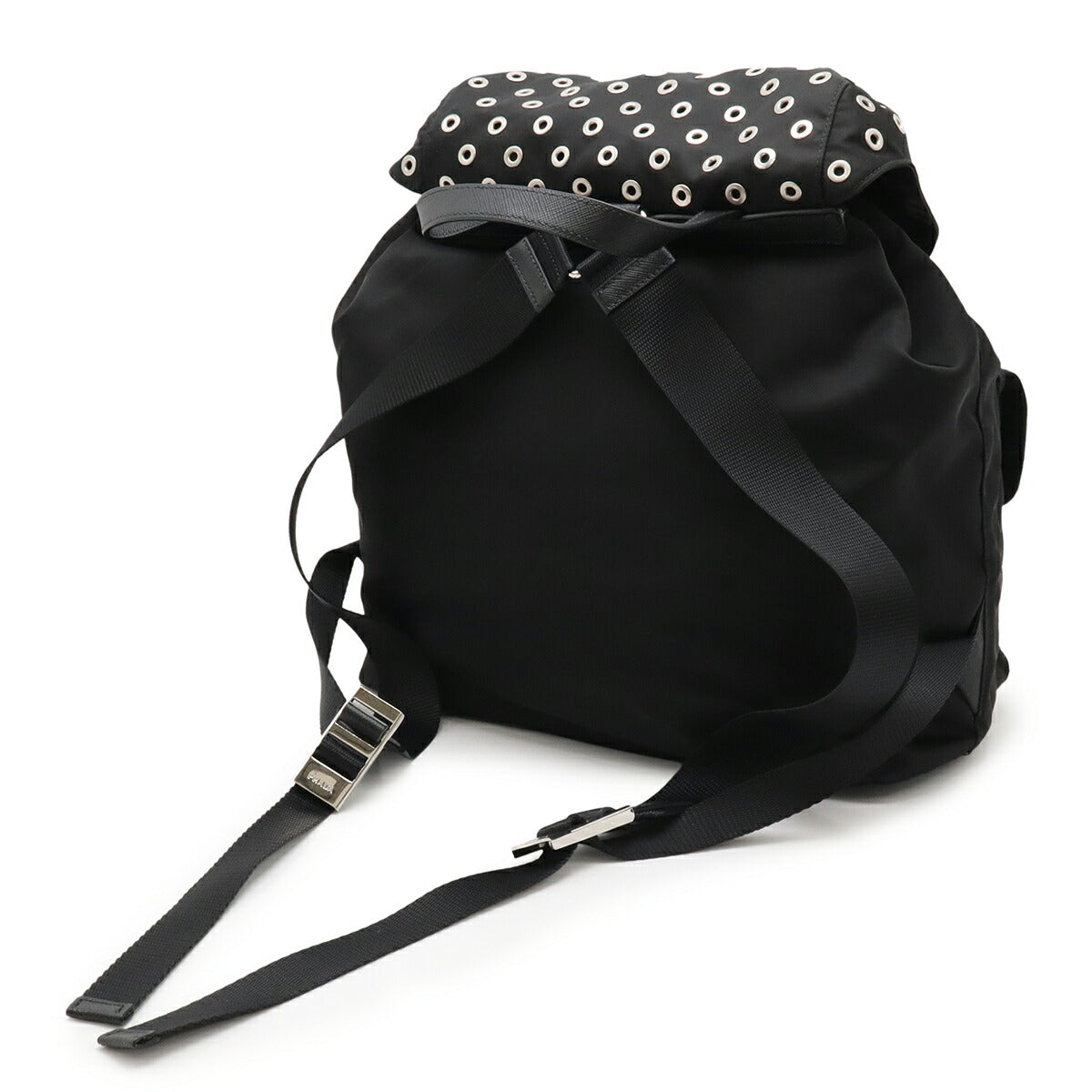 Prada 1BZ811 Nylon Leather Backpack