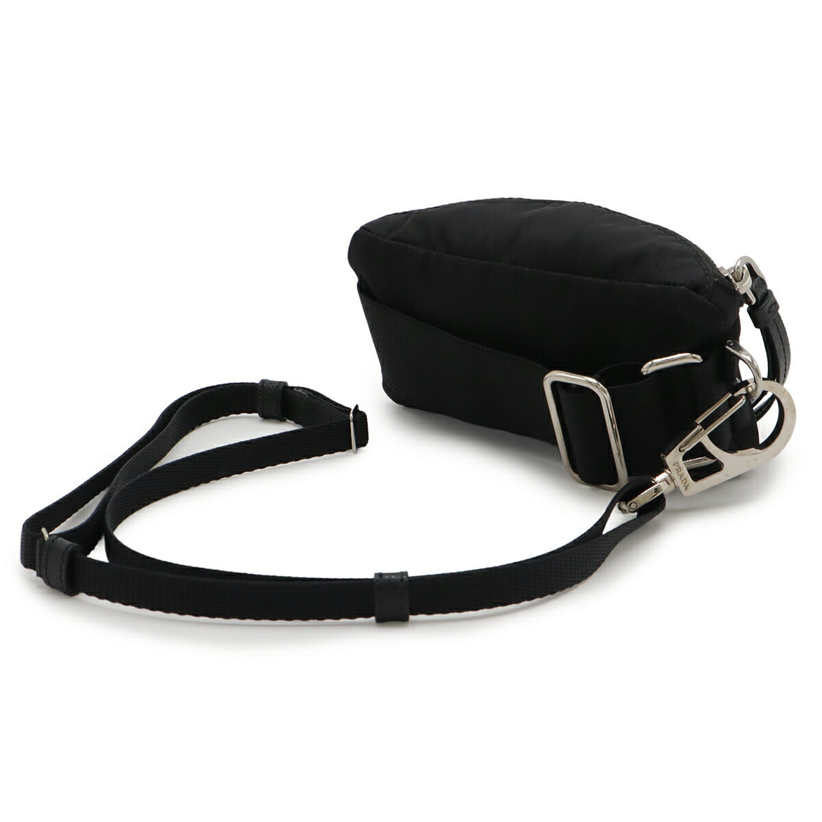 Prada Triangle Logo Nylon Leather Multi Pouch