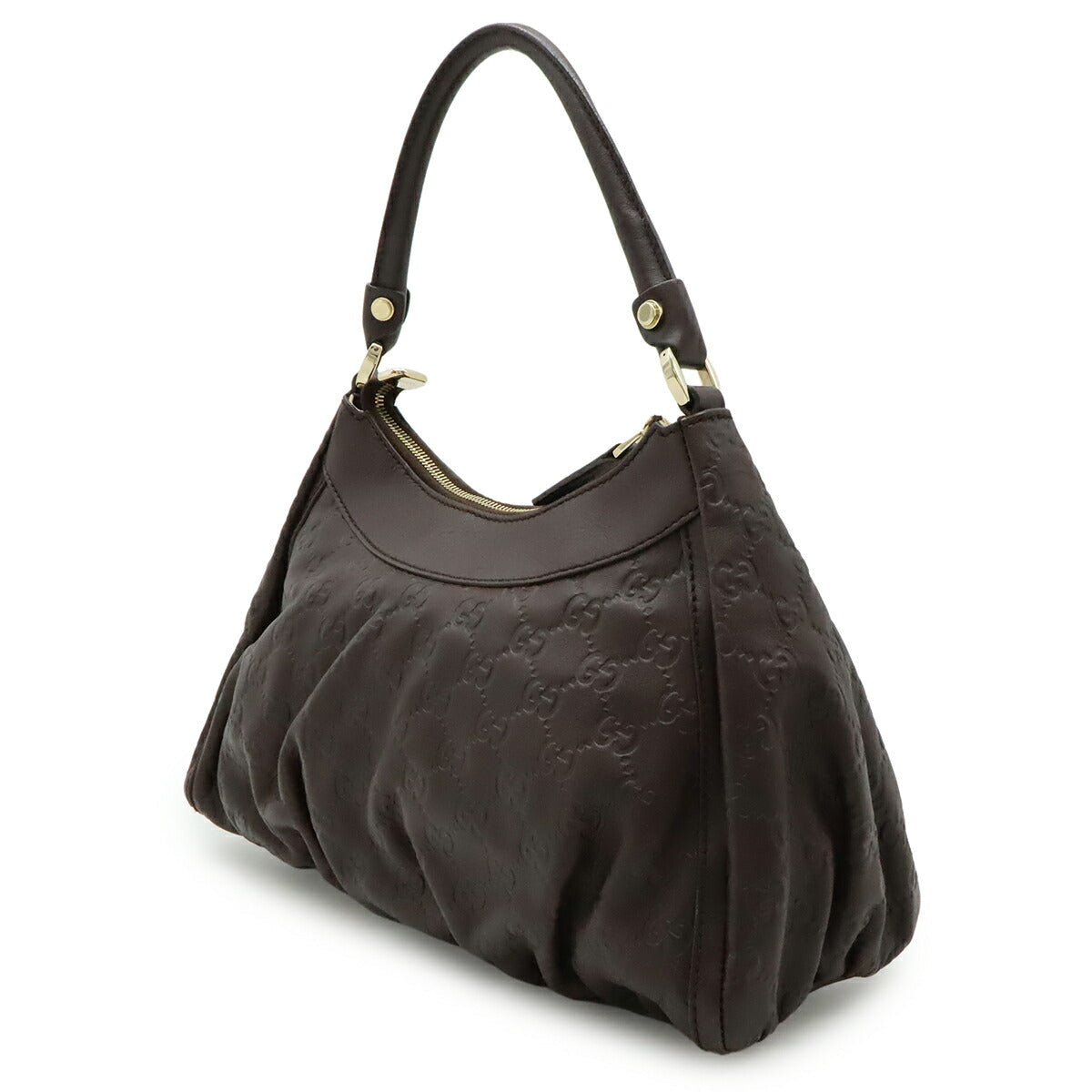 Gucci Abbey Gucci Signature Leather Shoulder Bag