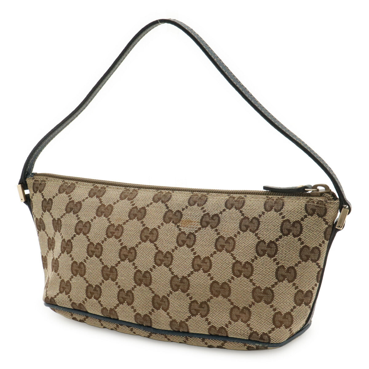 Gucci GG Canvas Leather Handbag