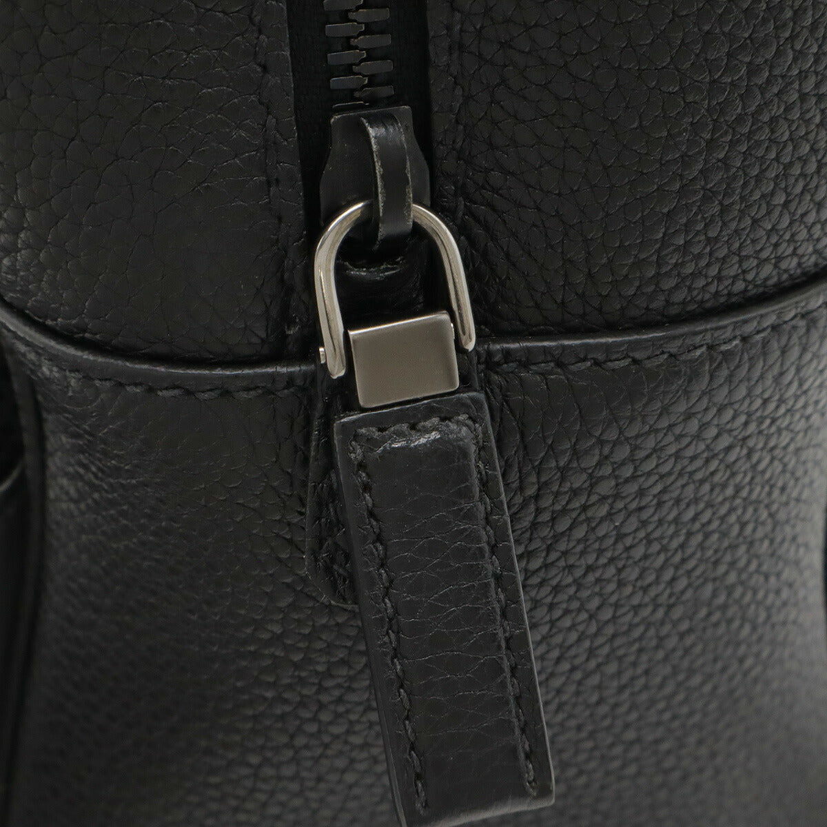 Prada Triangle Logo Leather Backpack