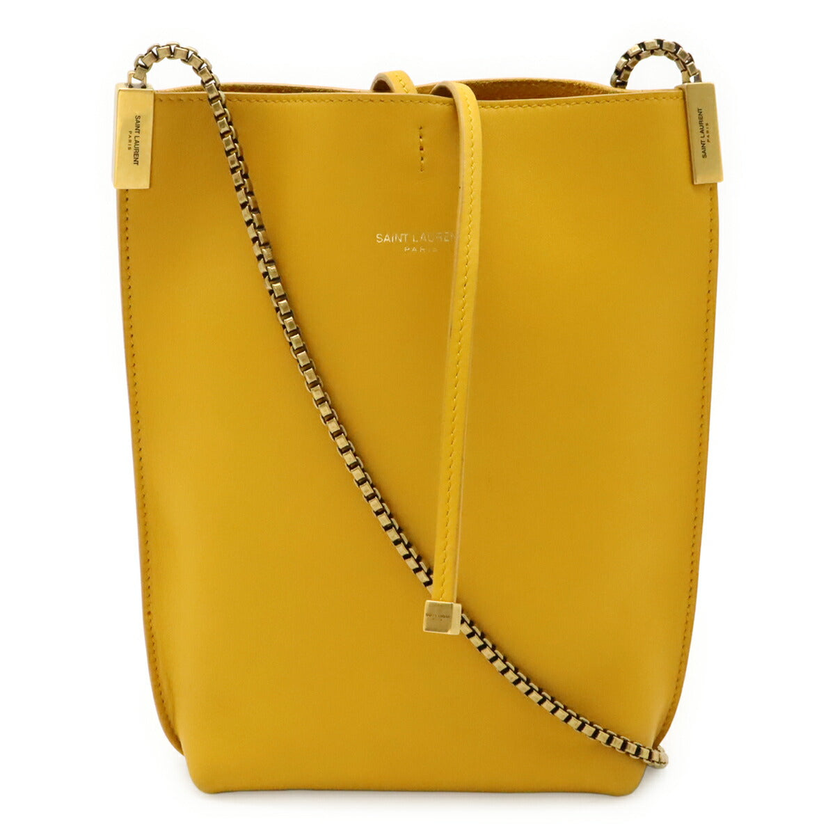 Saint Laurent Small Hobo Leather Shoulder Bag