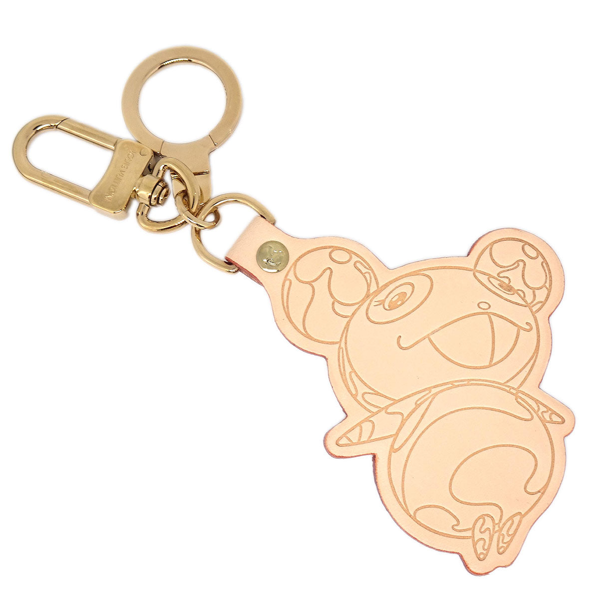 Louis Vuitton 2004 Porte Cles Panda Key Holder Charm M62637 Small Good