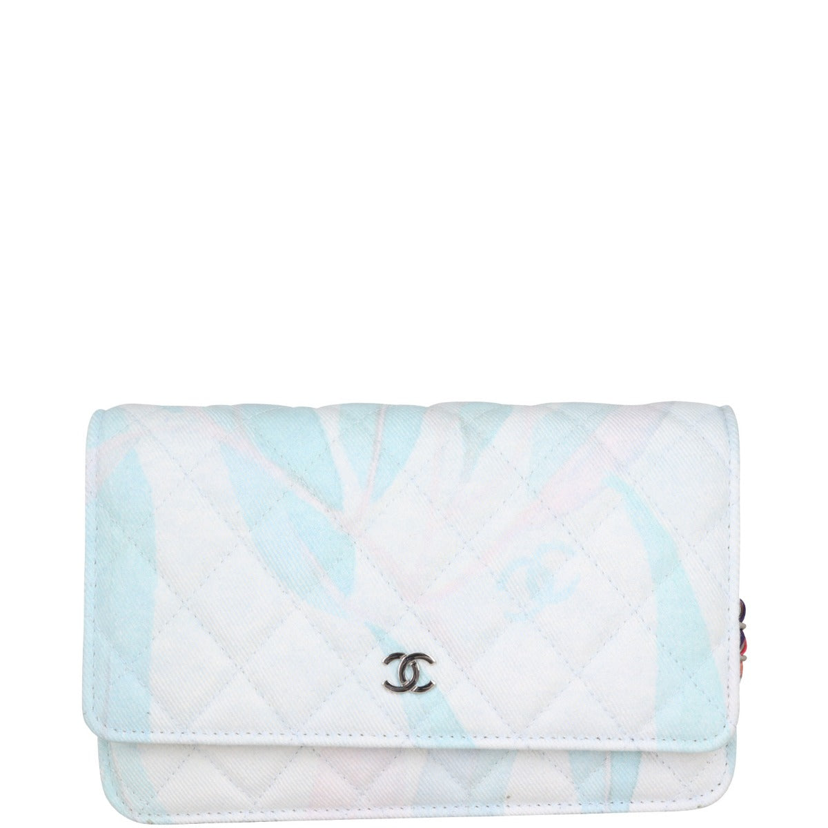 Chanel CC Wallet on Chain Jungle Jeans Denim