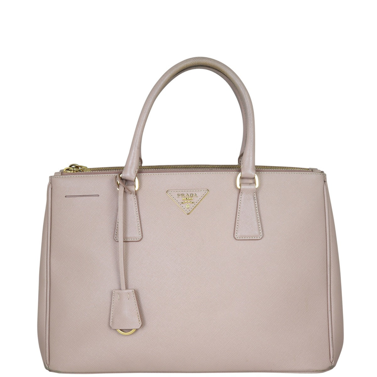 Prada Saffiano Lux Galleria Double Zip Tote Medium