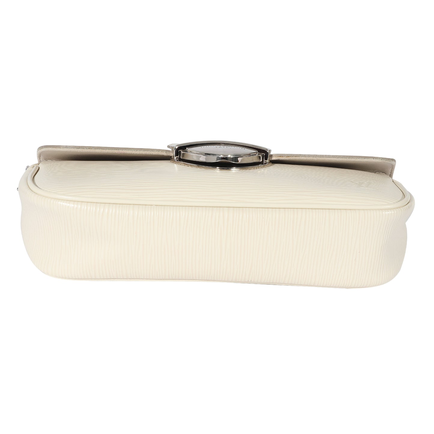  Louis Vuitton White Epi Montaigne Pochette