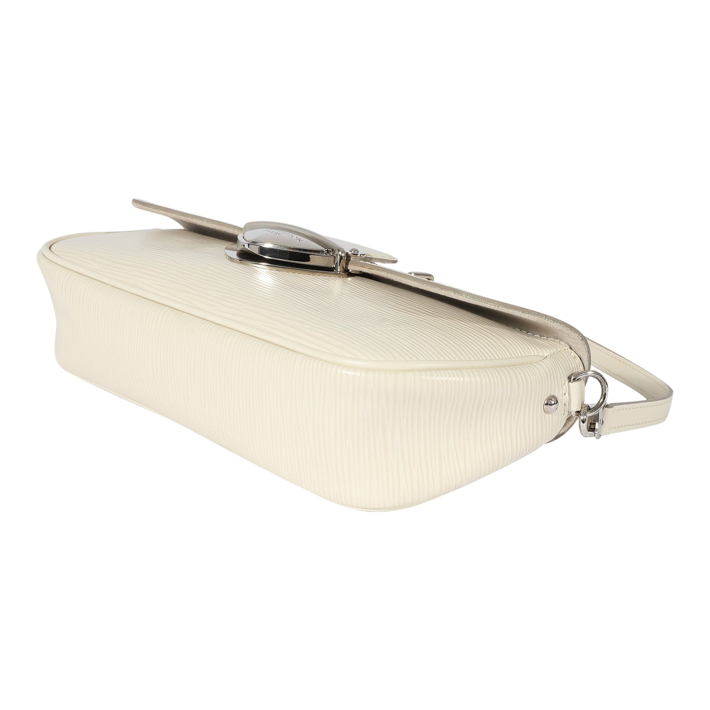  Louis Vuitton White Epi Montaigne Pochette