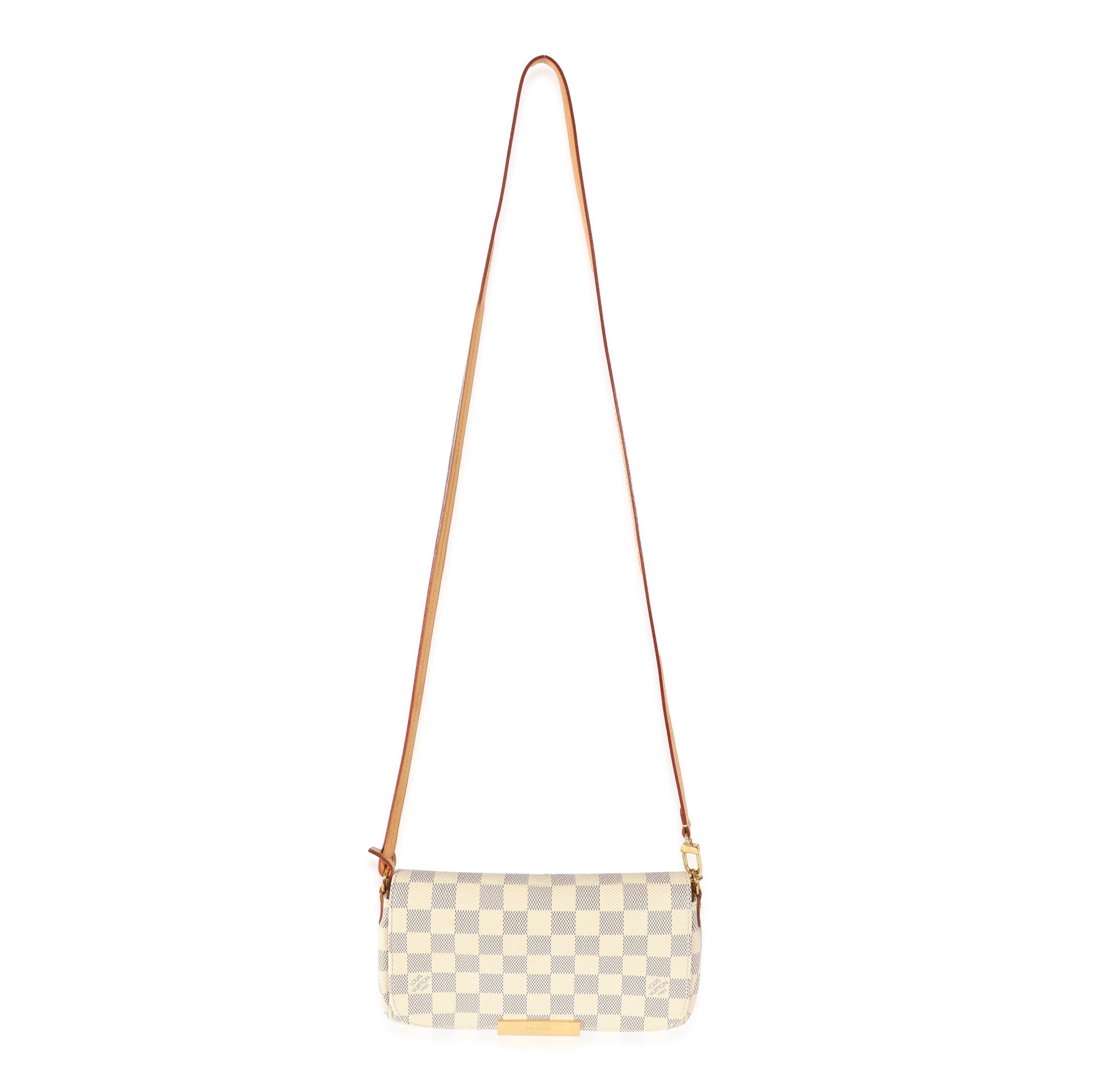  Louis Vuitton Canvas Damier Azur Favorite PM