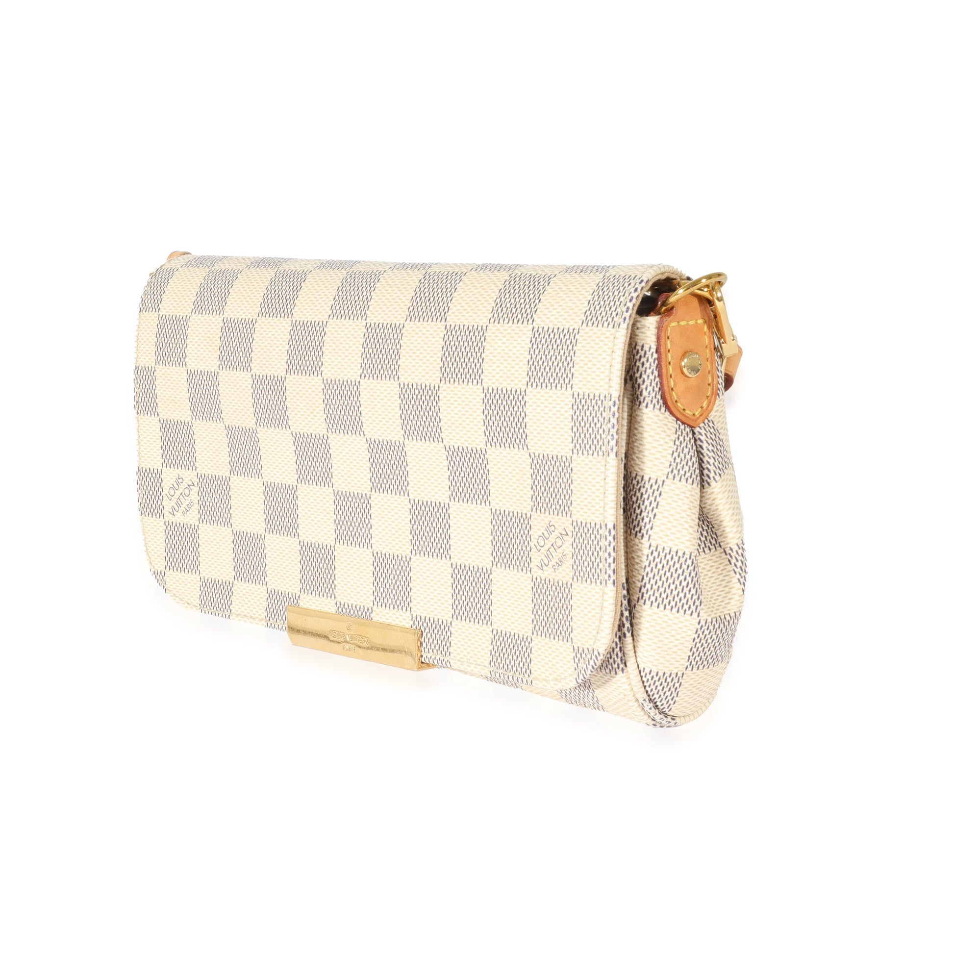  Louis Vuitton Canvas Damier Azur Favorite PM