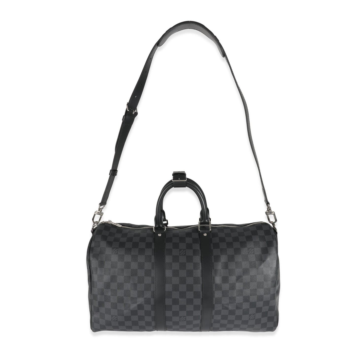 Louis Vuitton Canvas Damier Graphite Keepall Bandouliere 45