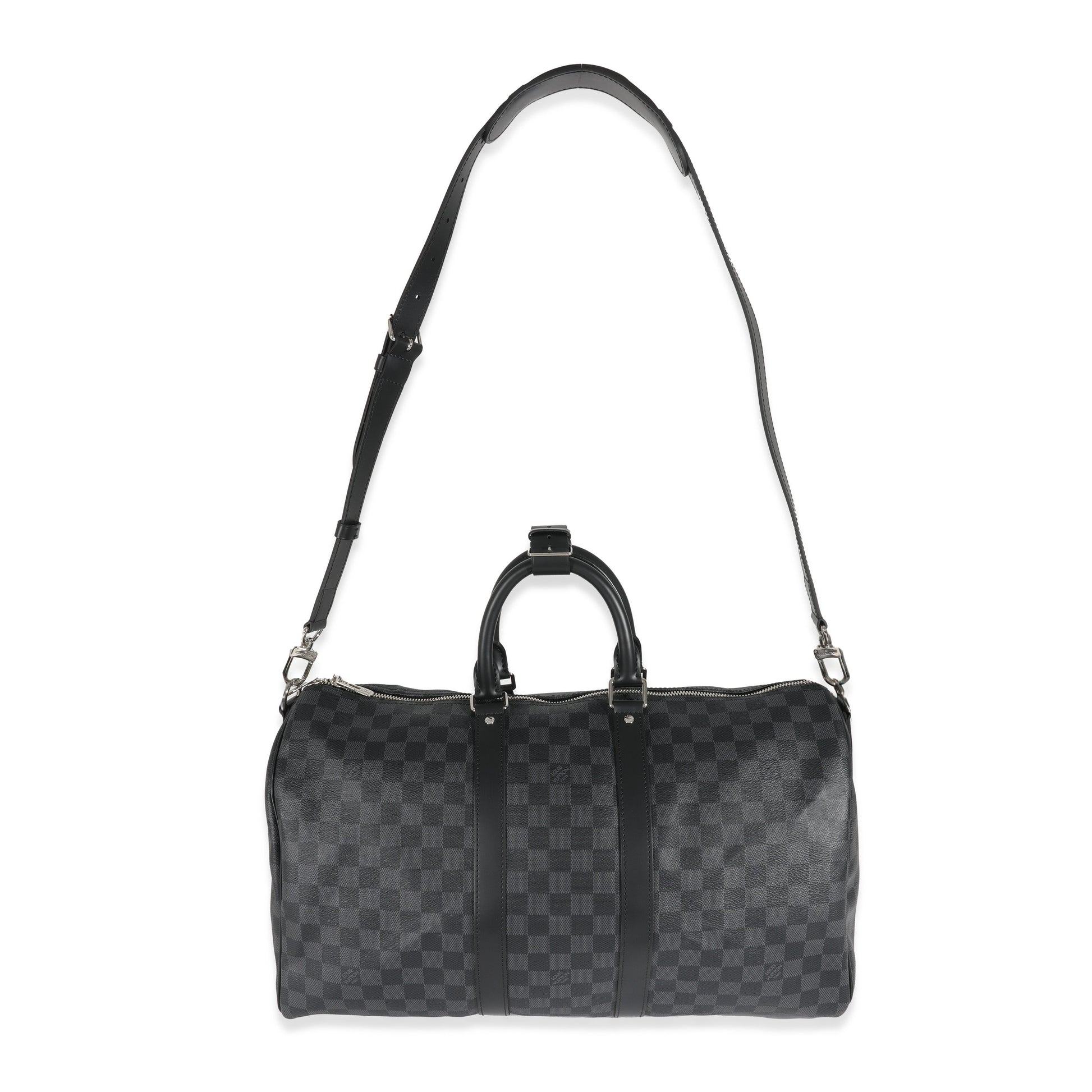 Louis Vuitton Canvas Damier Graphite Keepall Bandouliere 45