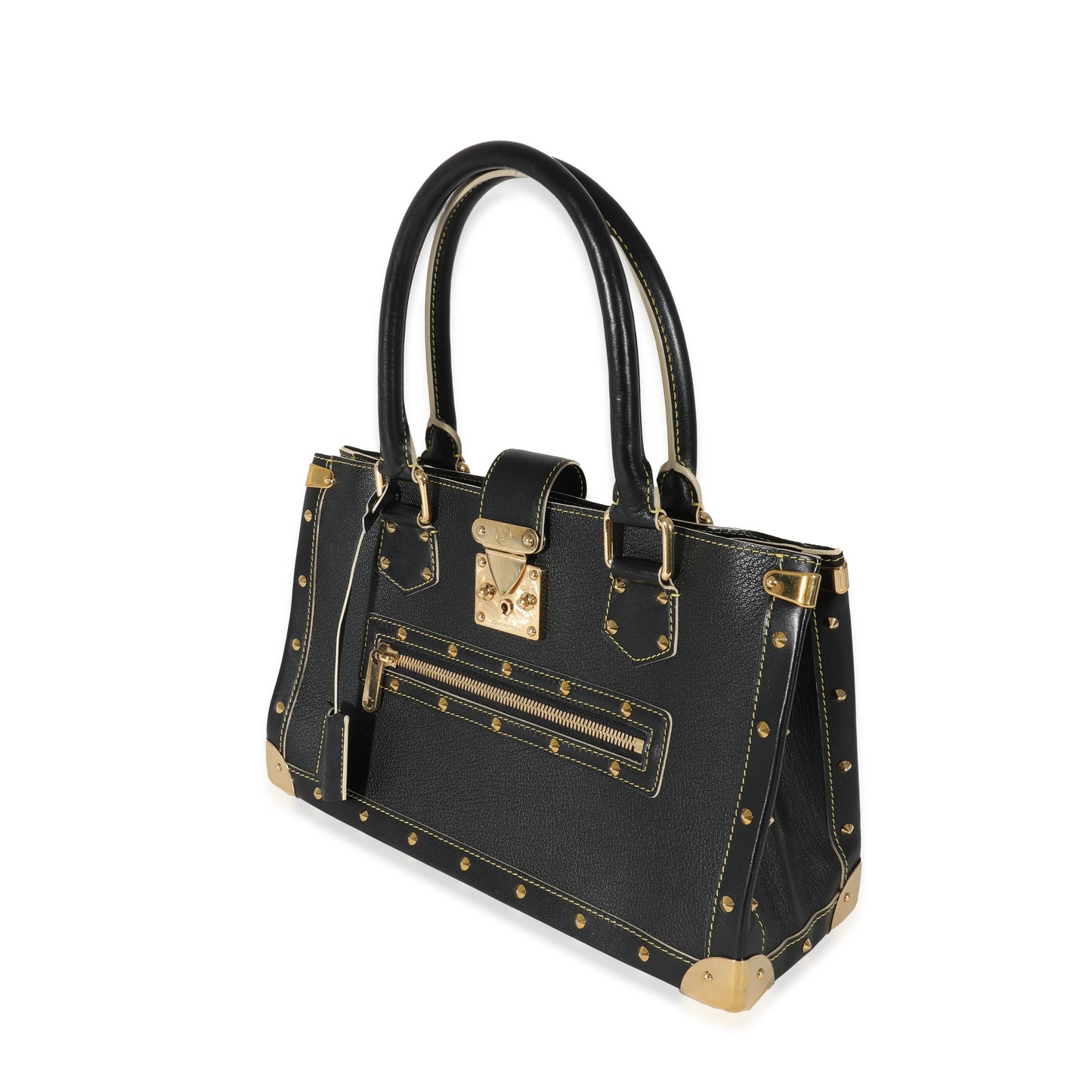 Louis Vuitton Black Leather Suhali Le Fabuleux
