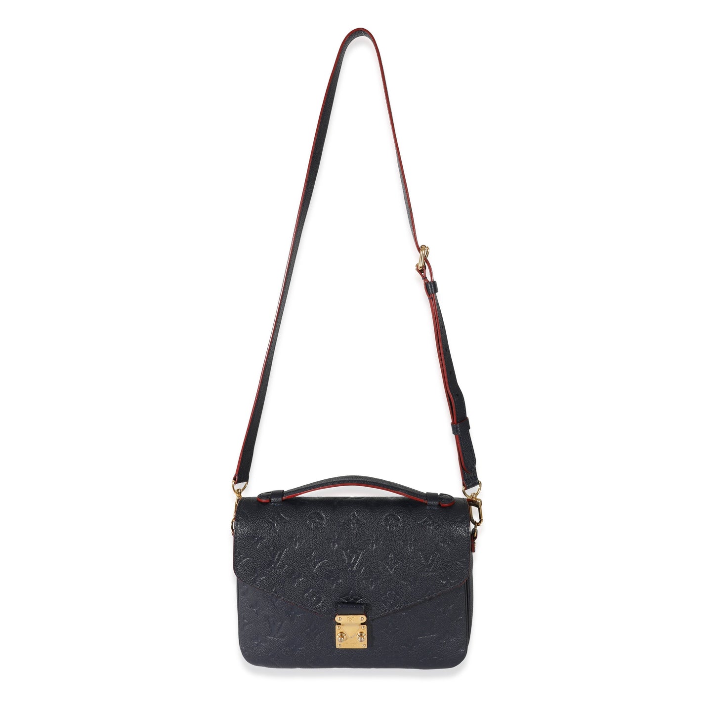  Louis Vuitton Marine Rouge Monogram Empreinte Pochette Metis