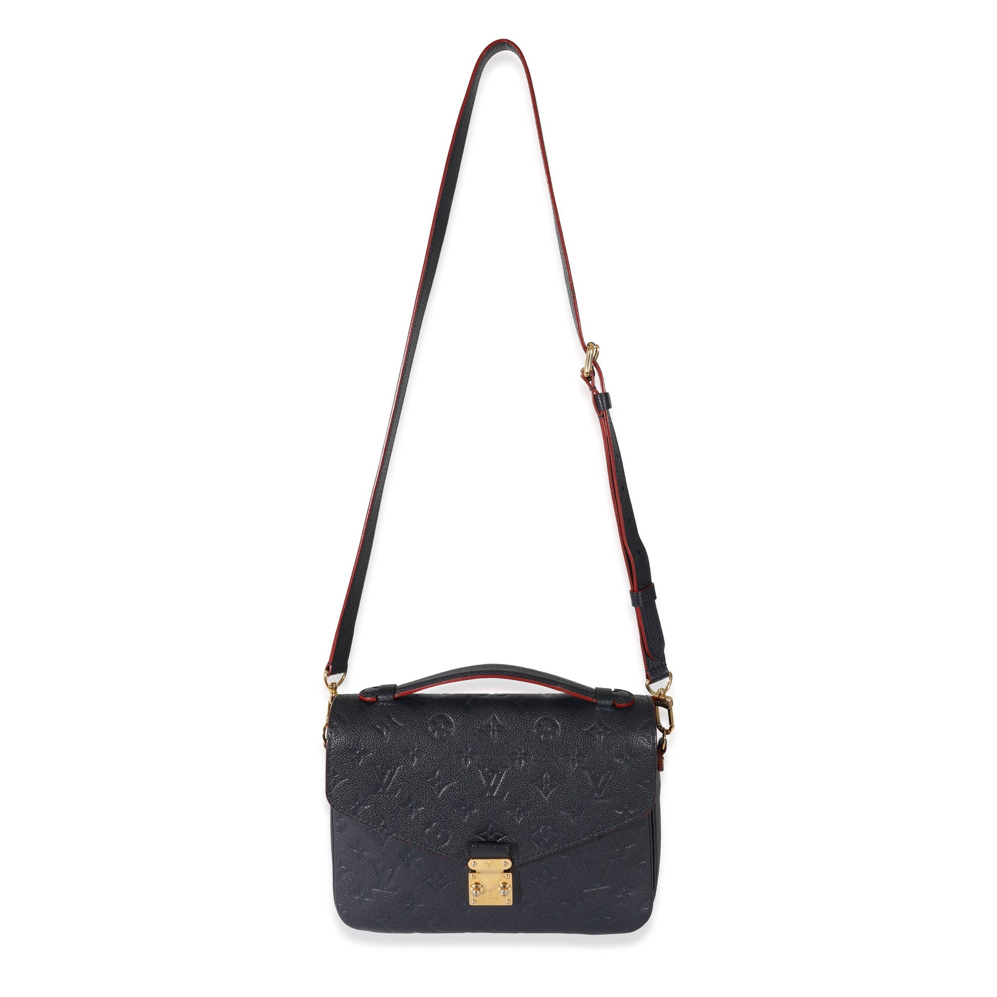  Louis Vuitton Marine Rouge Monogram Empreinte Pochette Metis