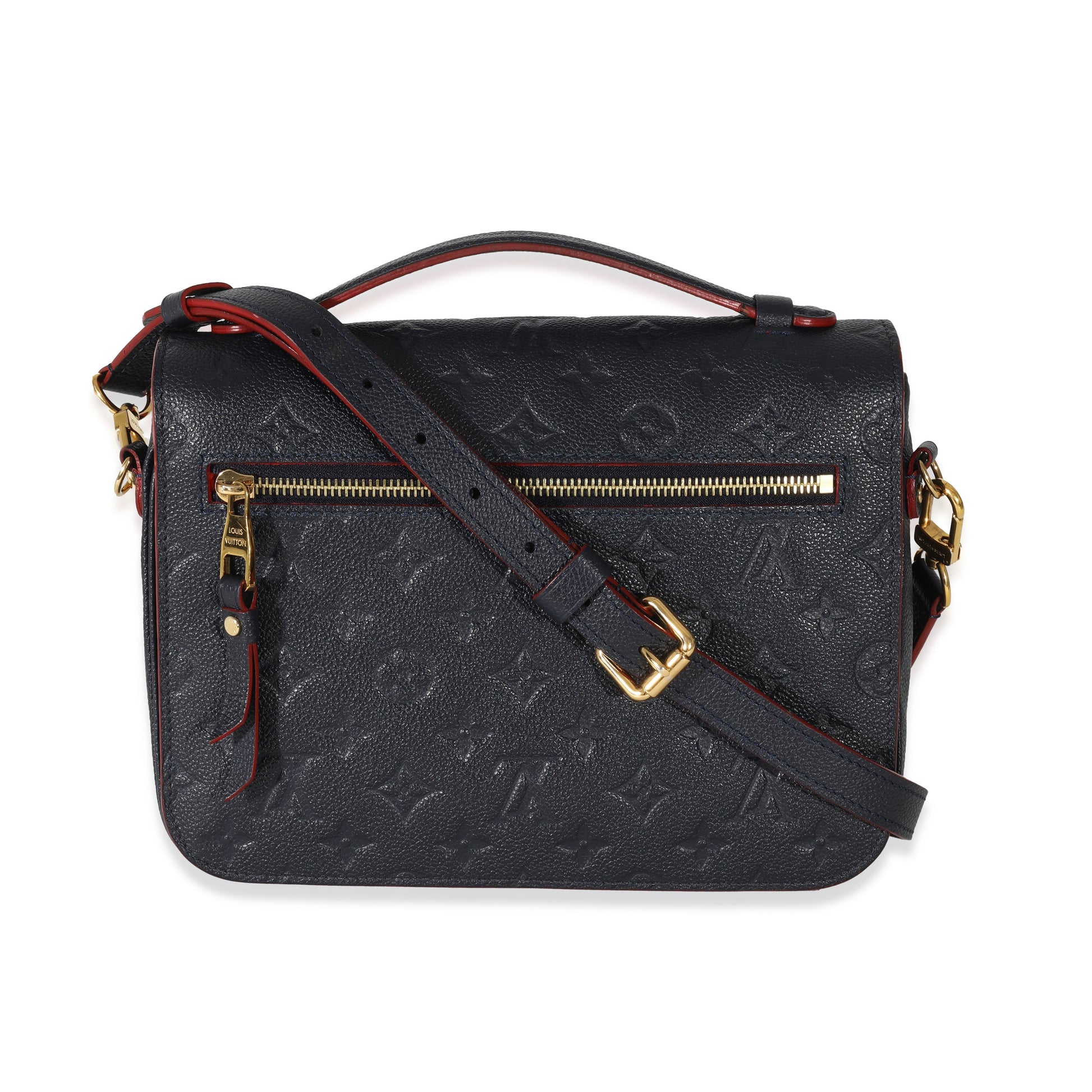  Louis Vuitton Marine Rouge Monogram Empreinte Pochette Metis