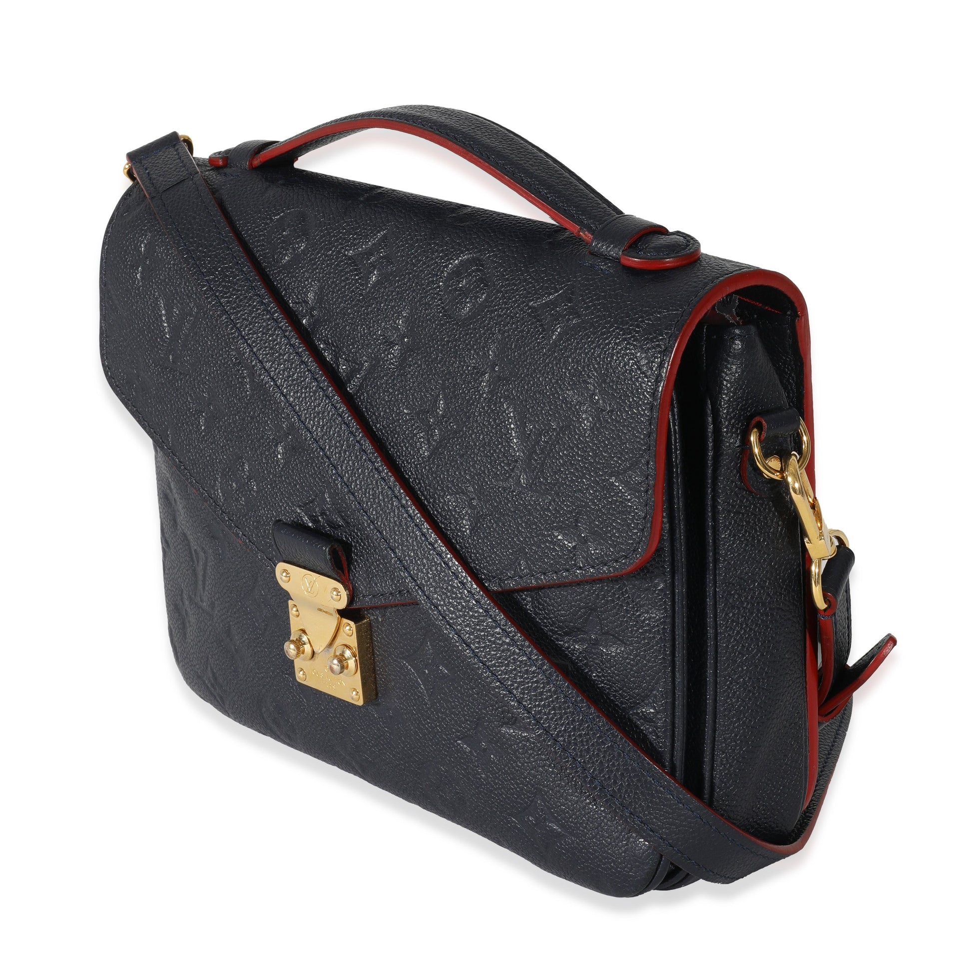  Louis Vuitton Marine Rouge Monogram Empreinte Pochette Metis