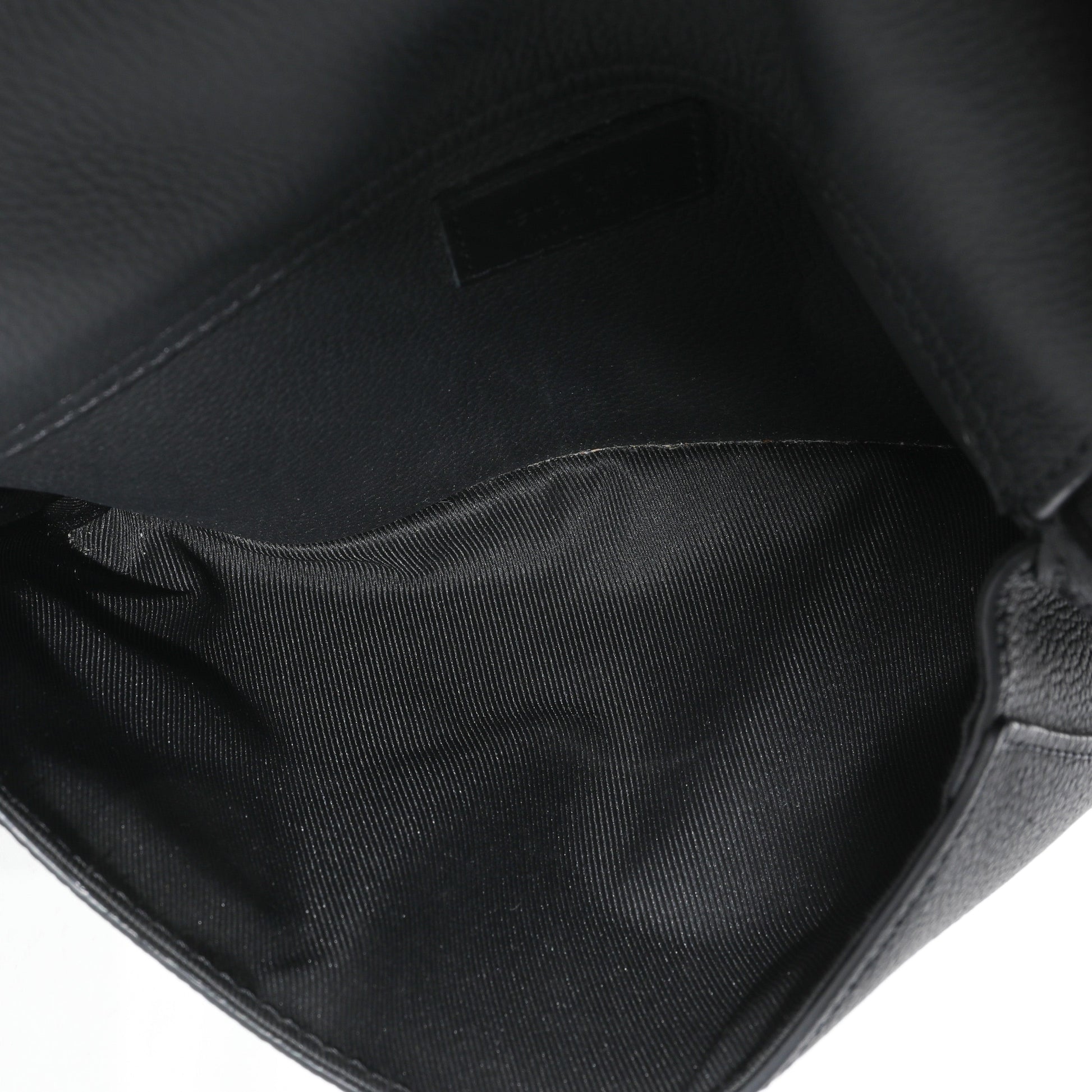 Louis Vuitton Black Leather Aerogram Sling Bag