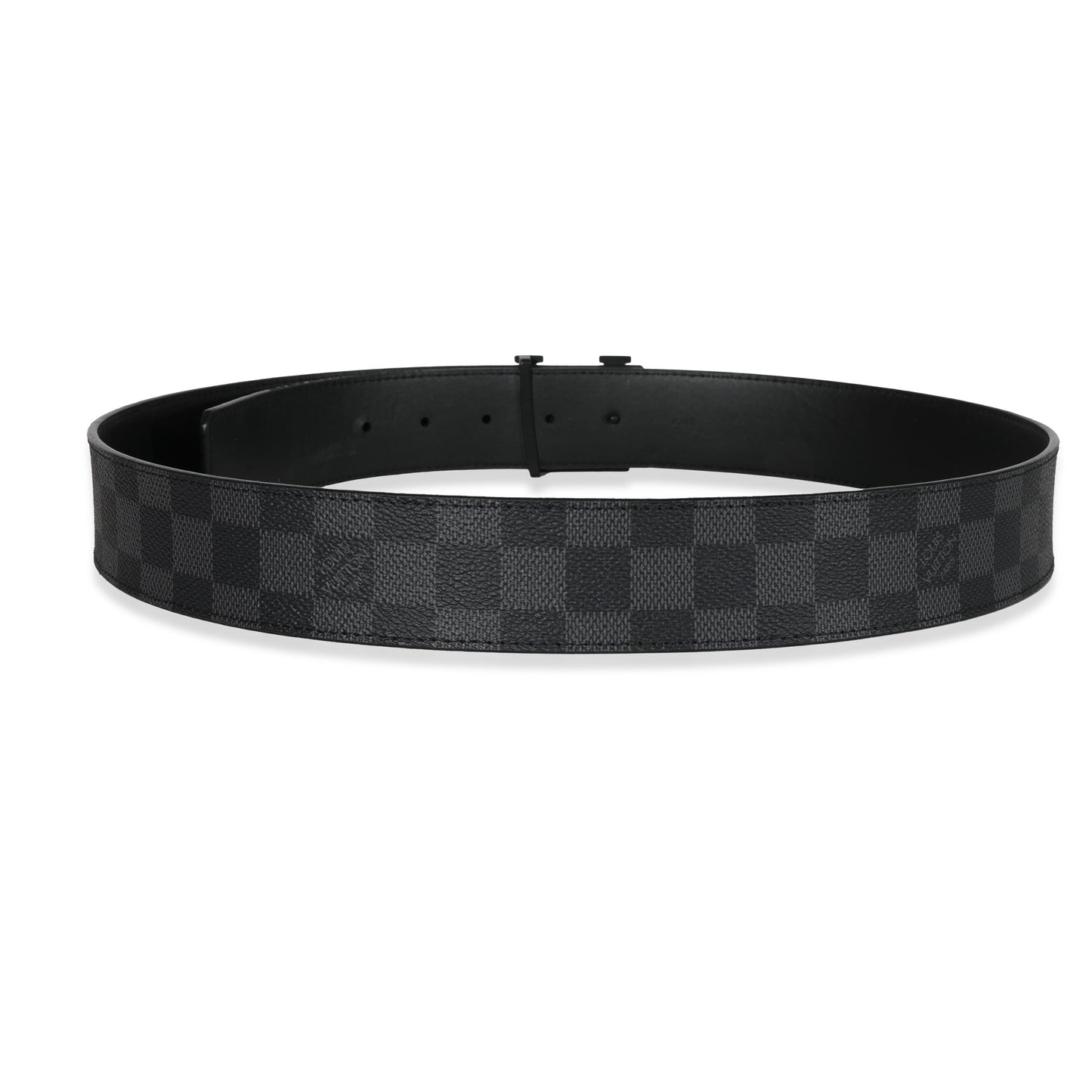 Louis Vuitton Canvas Damier GraphiteInitiales Belt