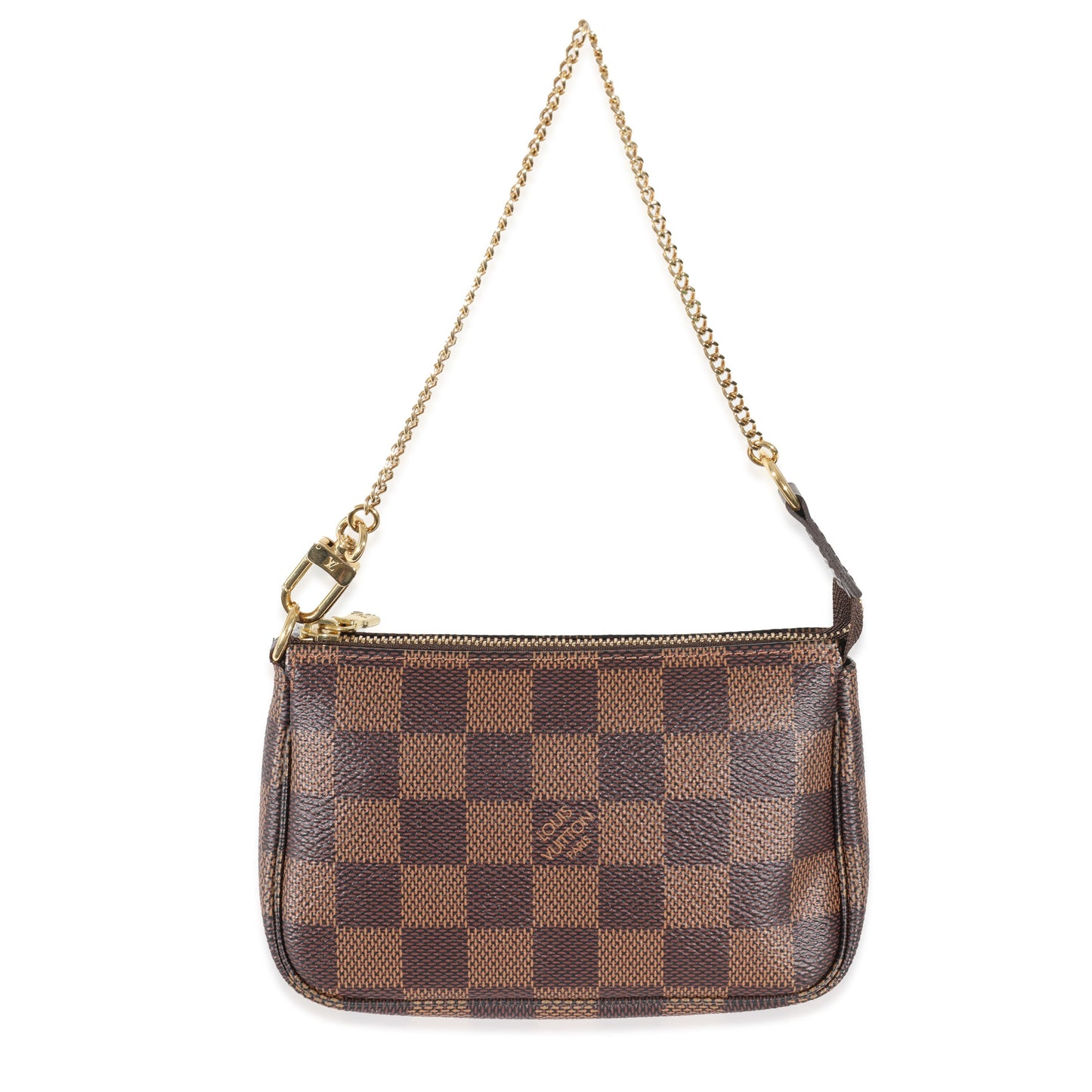  Louis Vuitton Canvas Damier Ebene Mini Pochette