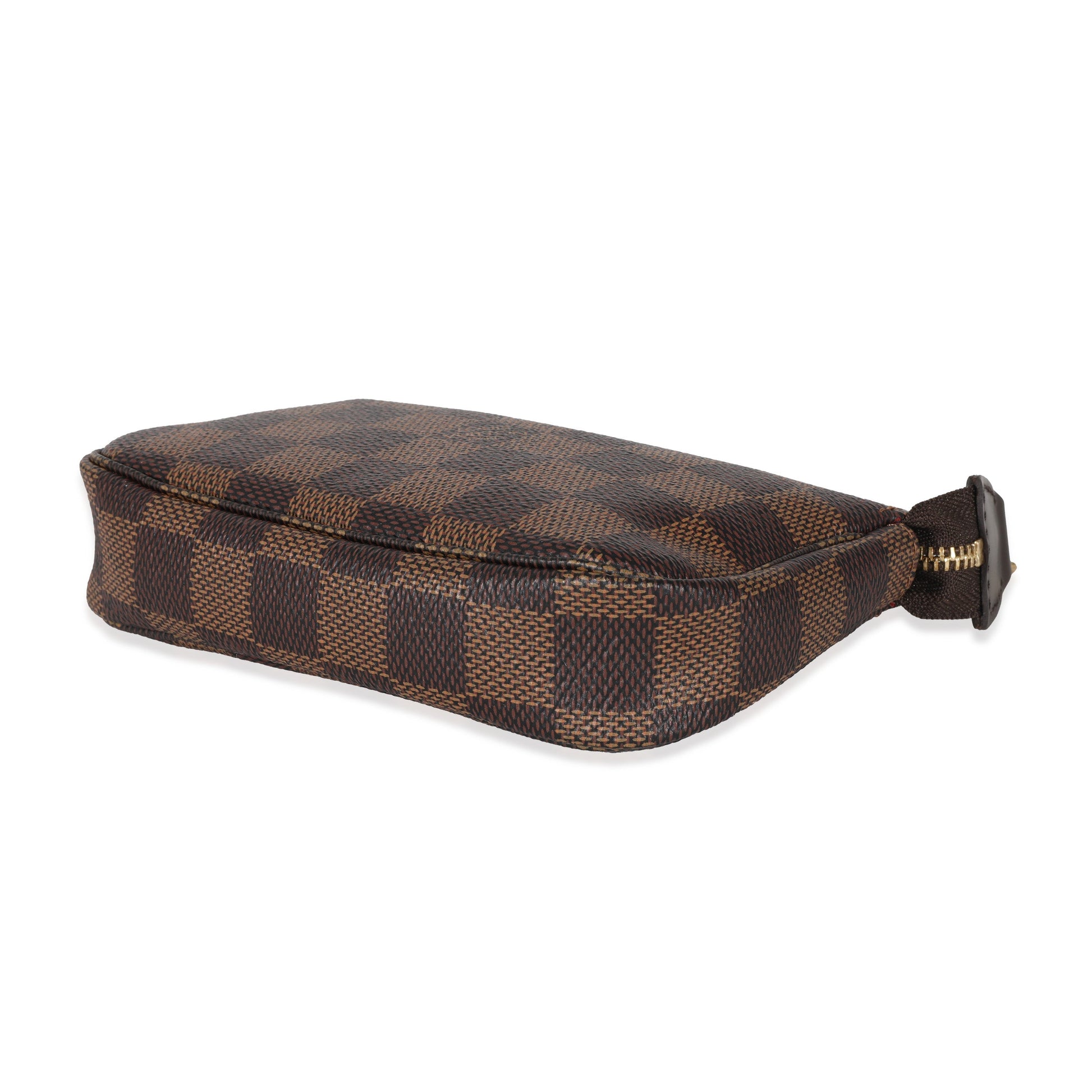  Louis Vuitton Canvas Damier Ebene Mini Pochette