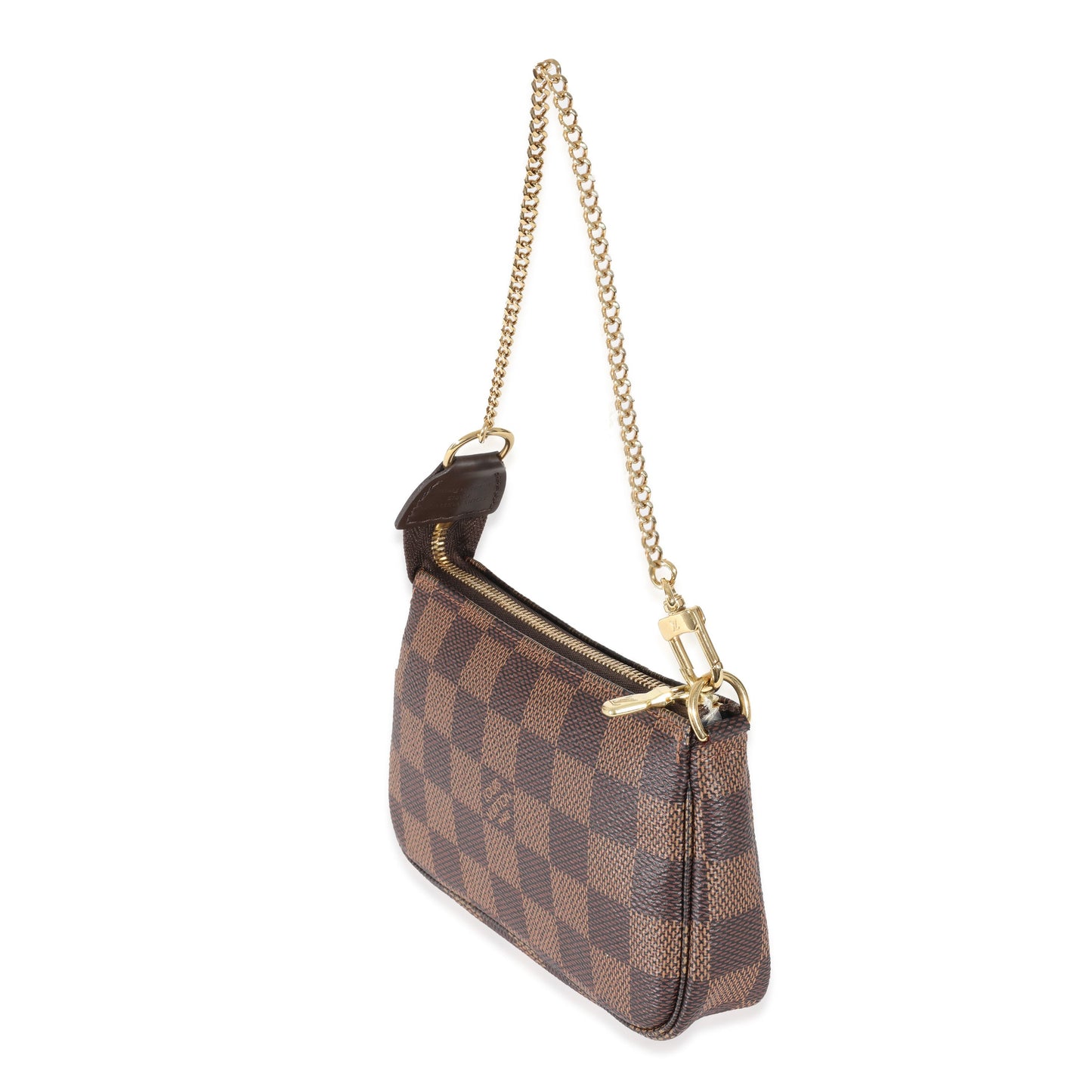  Louis Vuitton Canvas Damier Ebene Mini Pochette