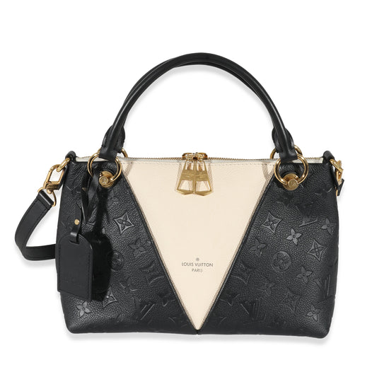 Louis Vuitton Black & Beige Monogram Empreinte V Tote BB