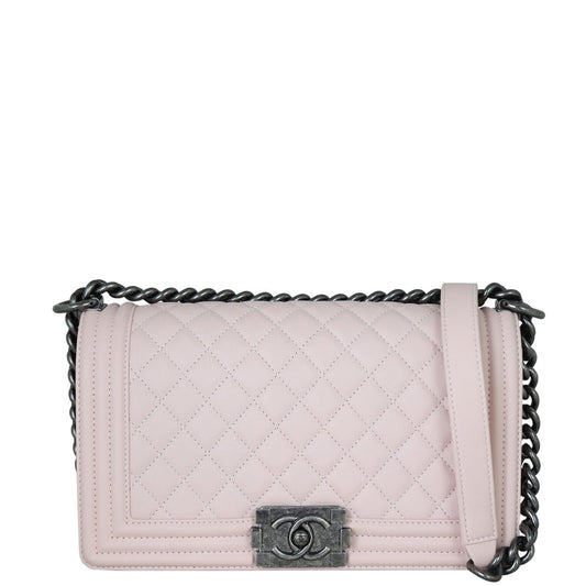 Chanel Boy Old Medium | Pale Pink