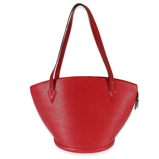 Louis Vuitton Castilian Red Epi Saint Jacques GM