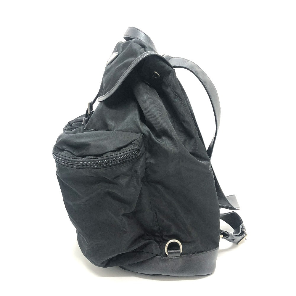 PRADA Backpack Ã¯ ¼ ¶130 Nylon black Double pocket