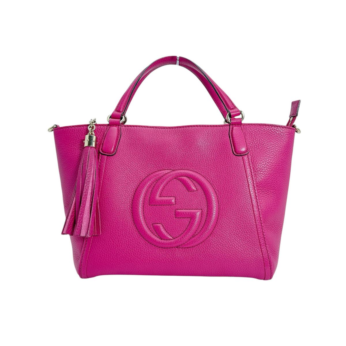 GUCCI Handbag 369176 leather Calf Pink Handbag bag Women