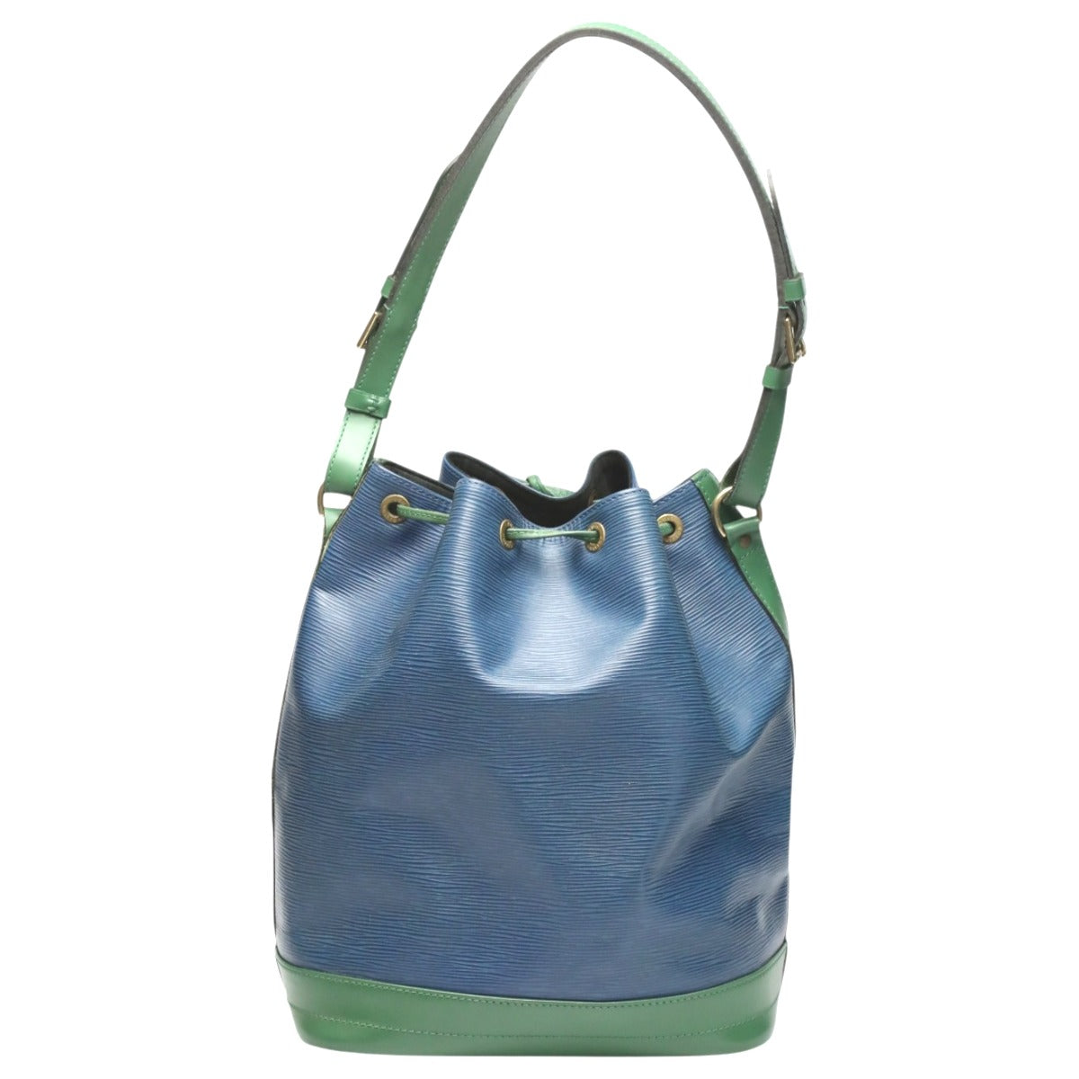 LOUIS VUITTON Shoulder Bag Epi Leather Blue x green Epi Noe