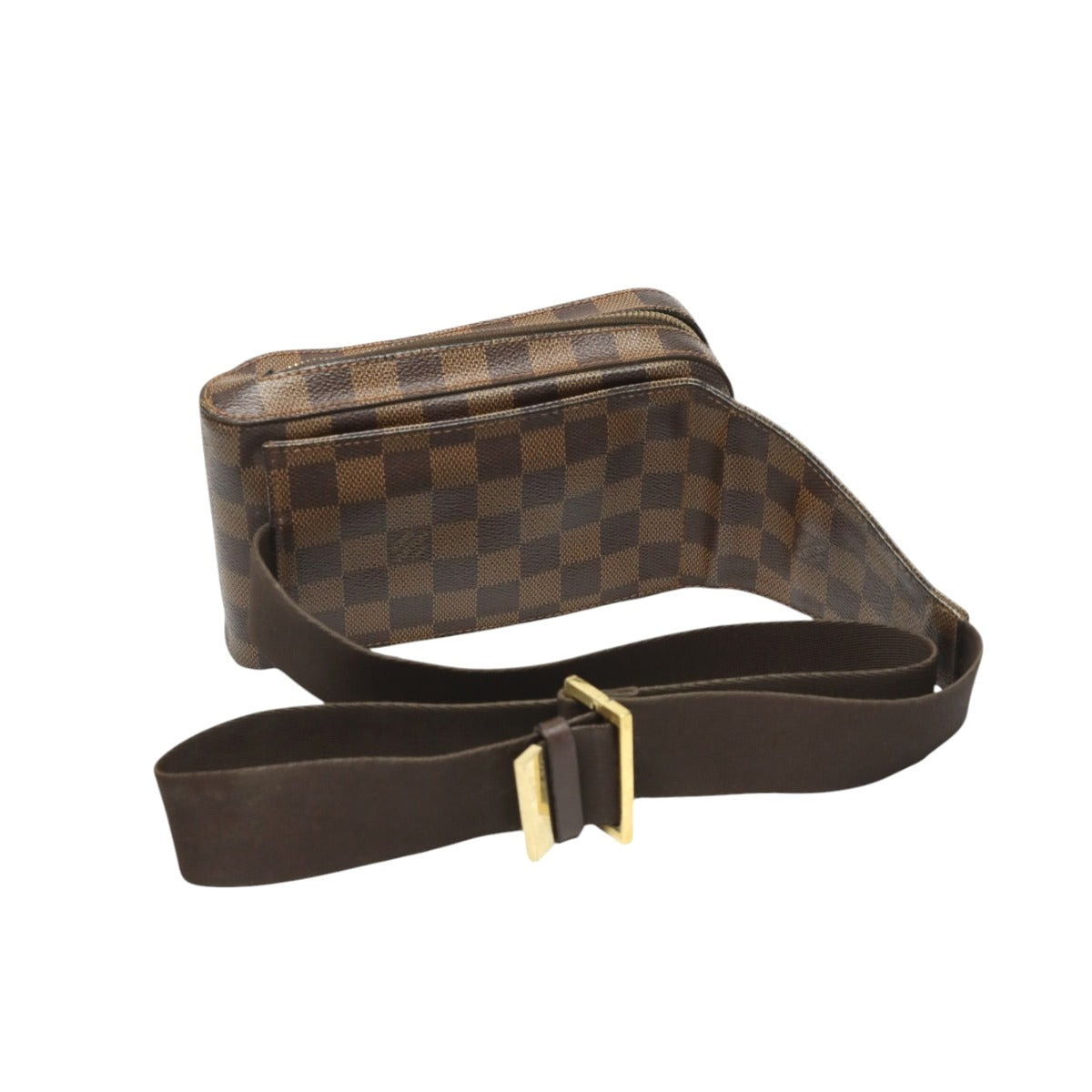 LOUIS VUITTON Sling bag Damier canvas Ebene Waist pouch Damier Geronimos unisex(Unisex)