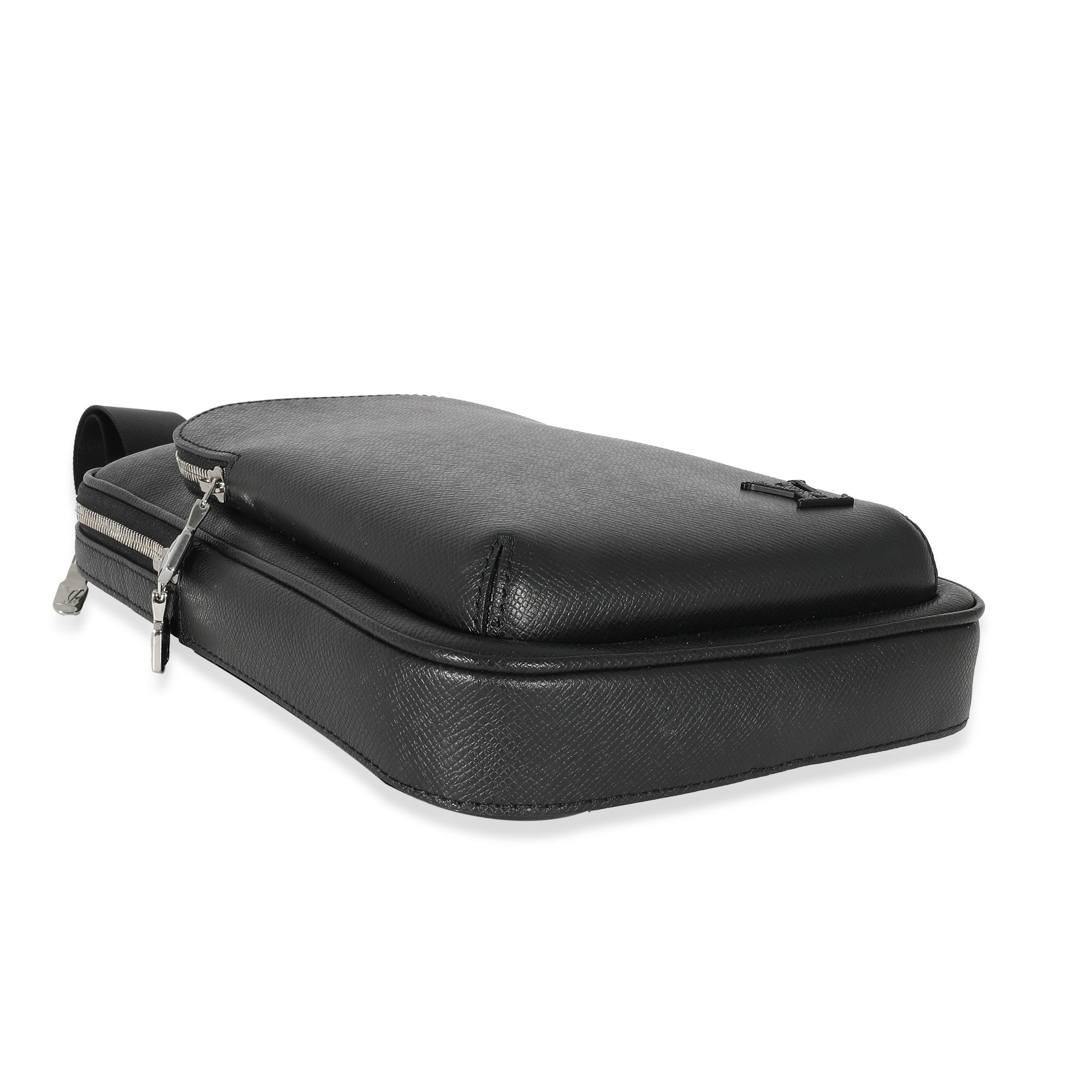 Louis Vuitton Black Taiga Avenue Sling Bag