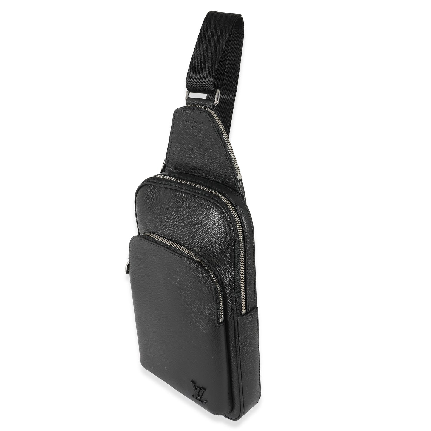 Louis Vuitton Black Taiga Avenue Sling Bag