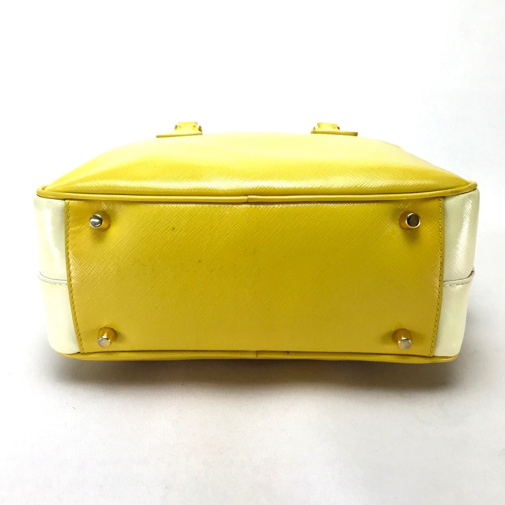 PRADA Handbag BL0864 leather yellow By color Saffiano Bernice Women