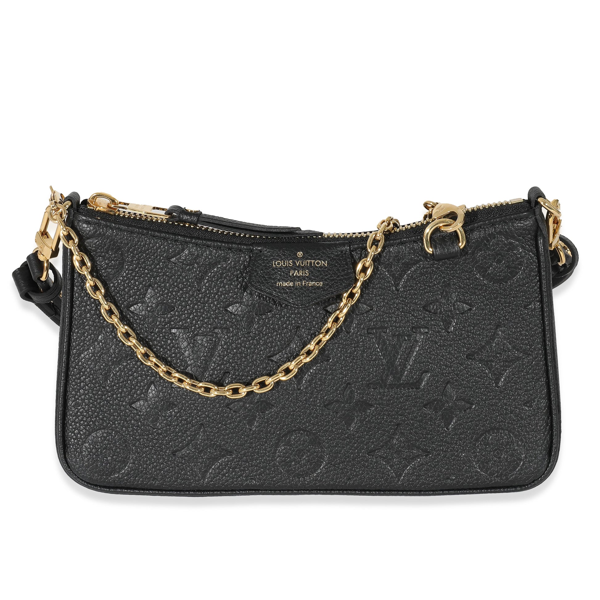 Louis Vuitton Black Empreinte Easy Pouch On Strap