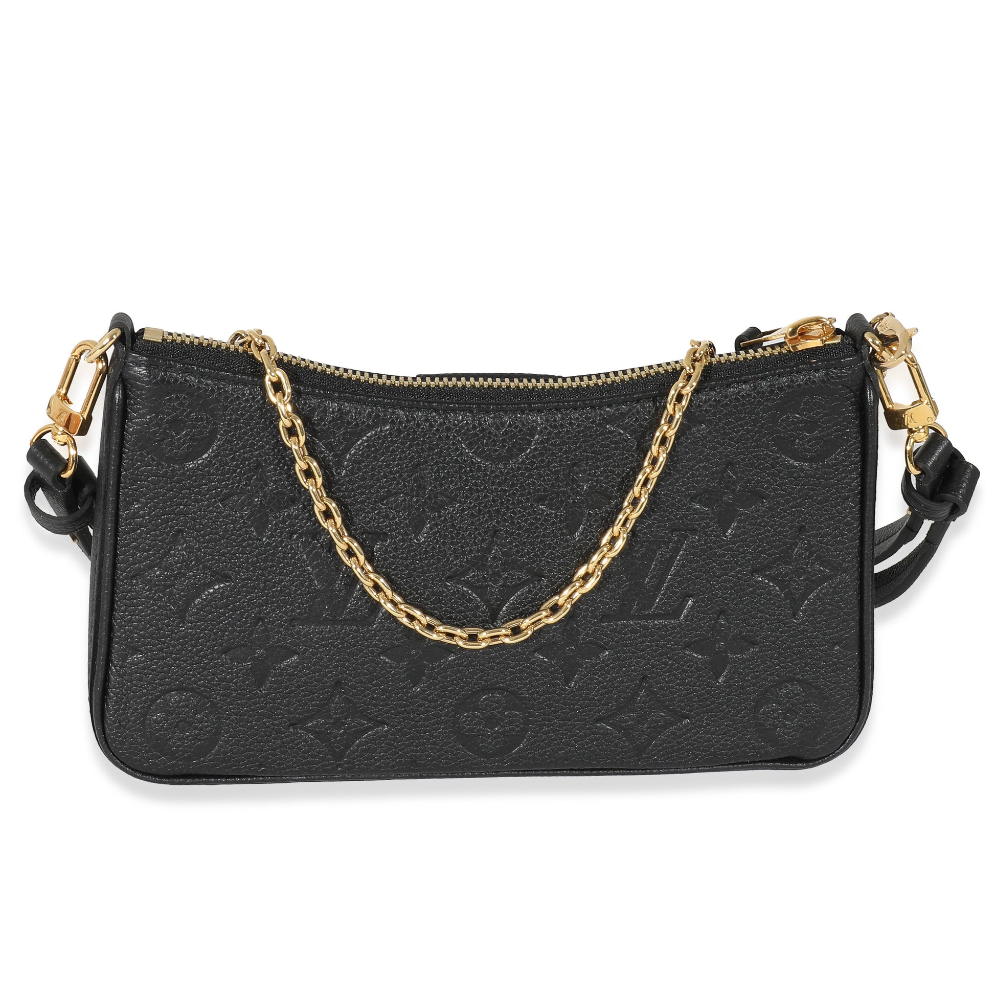 Louis Vuitton Black Empreinte Easy Pouch On Strap