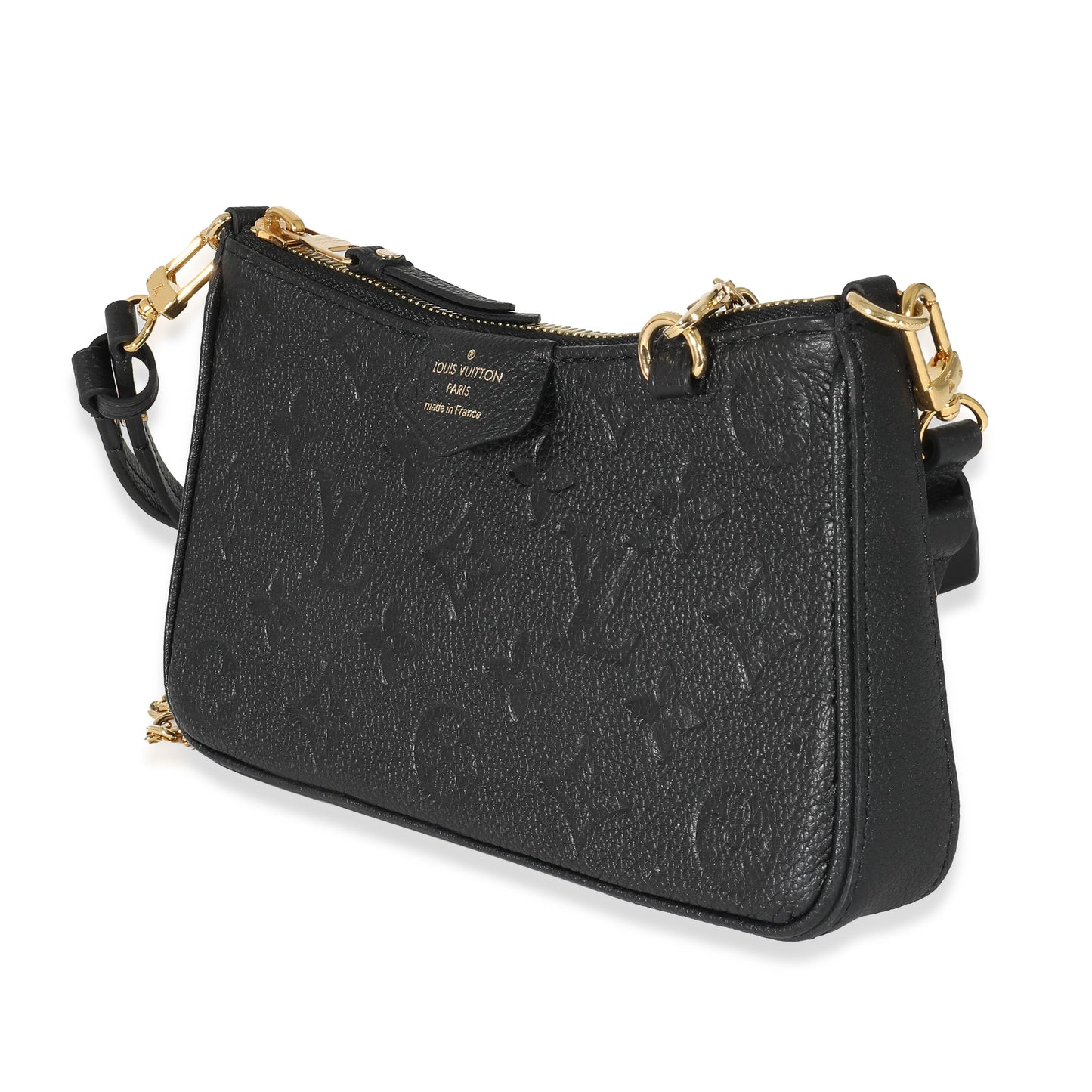 Louis Vuitton Black Empreinte Easy Pouch On Strap