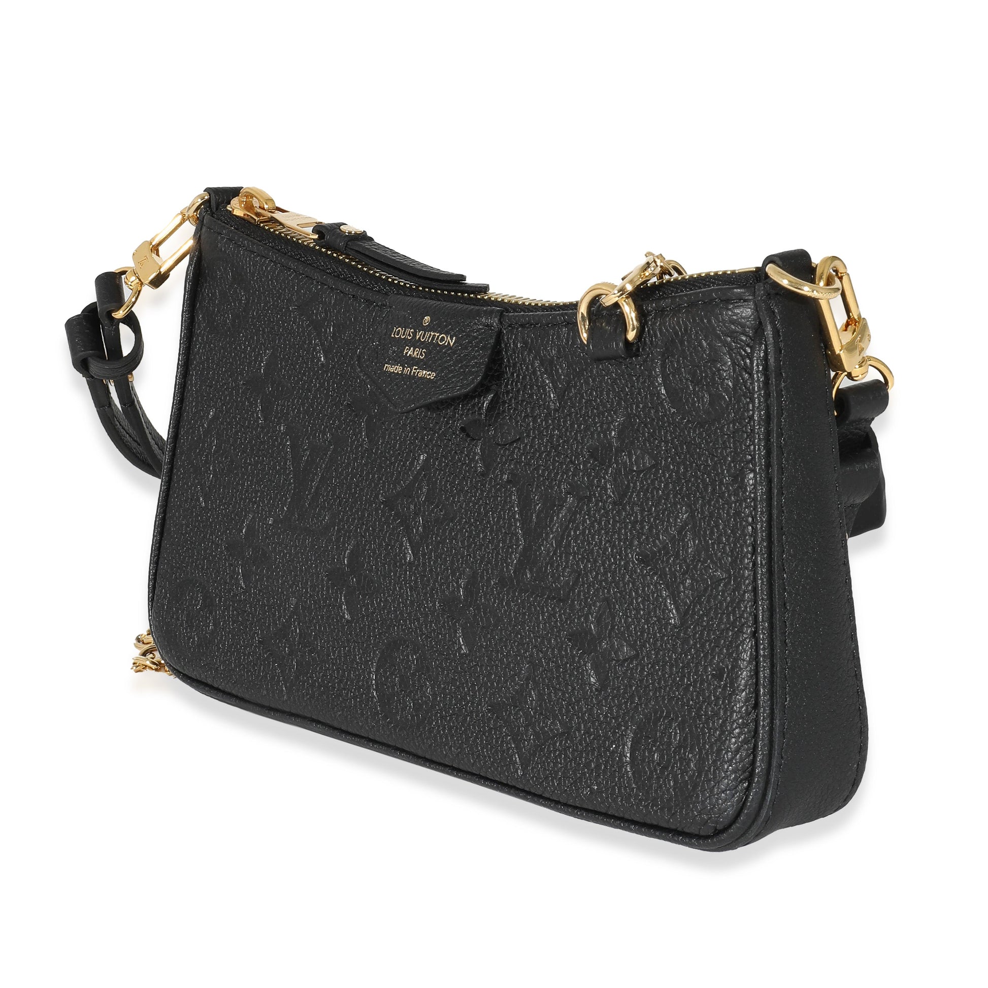 Louis Vuitton Black Empreinte Easy Pouch On Strap