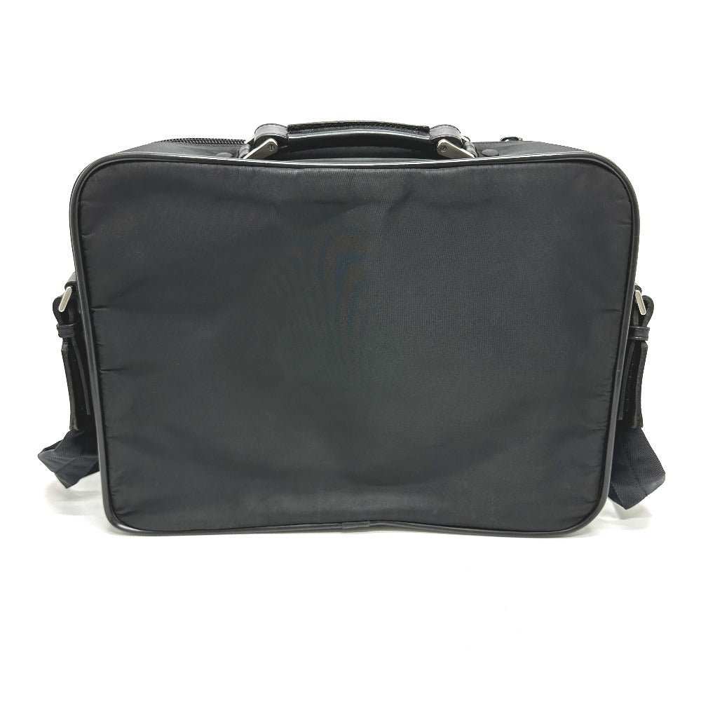 PRADA Business bag V147S Nylon black triangle plate unisex(Unisex)