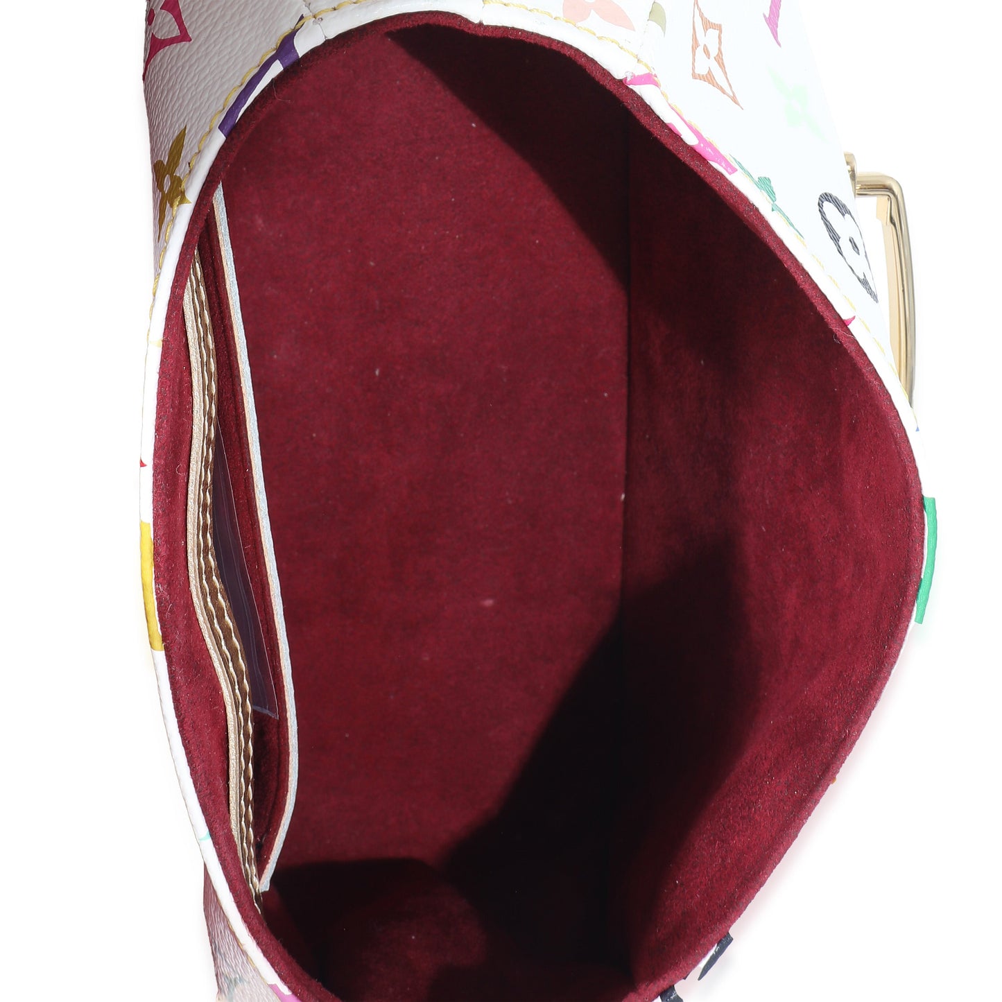 Louis Vuitton White Multicolor Monogram Canvas Gold Marilyn