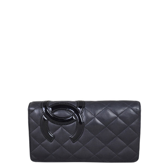 Chanel Ligne Cambon Yen Wallet | Black