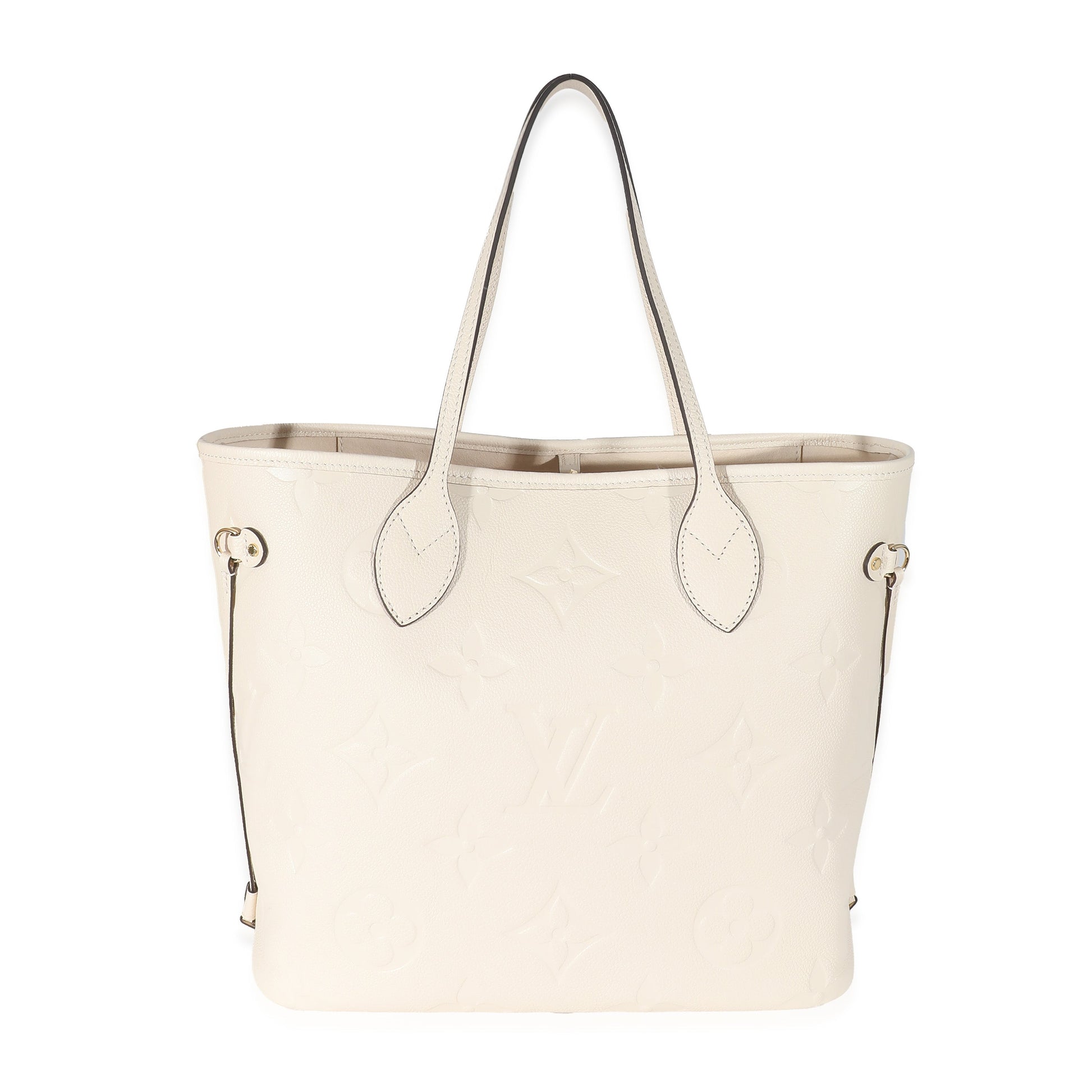 Louis Vuitton Crème Monogram Empreinte Neverfull MM