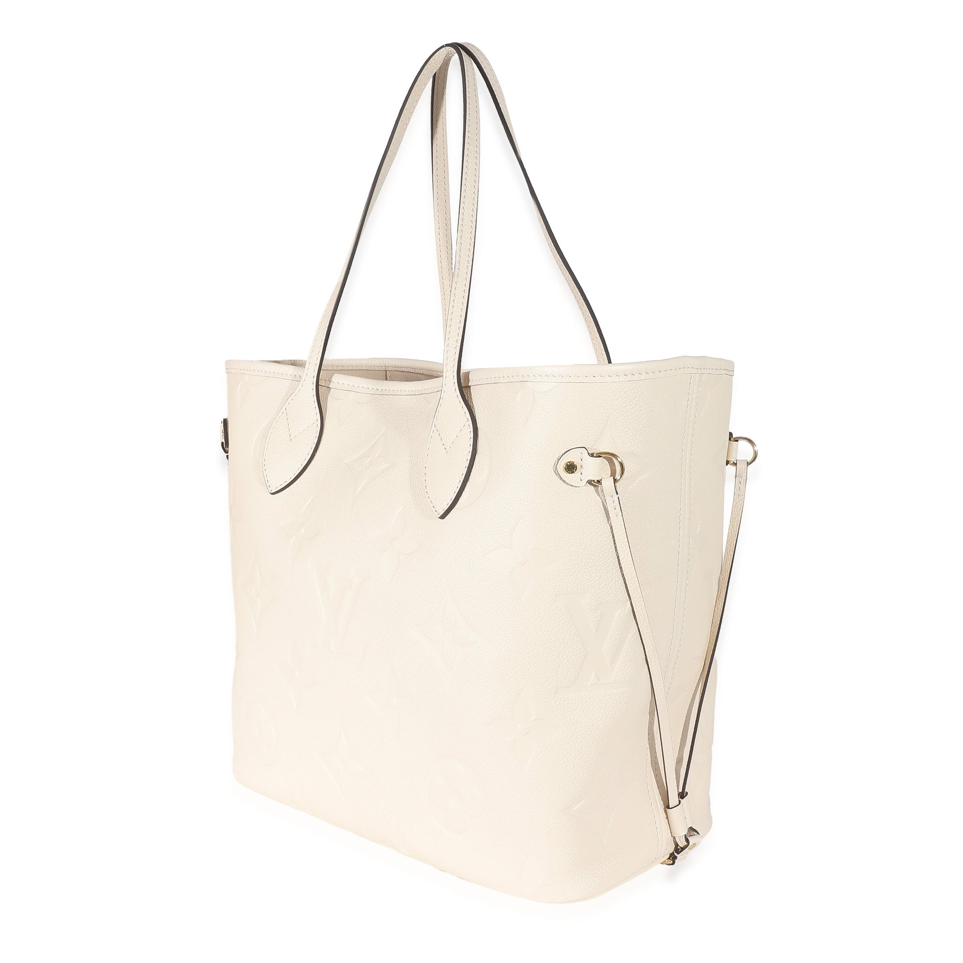 Louis Vuitton Crème Monogram Empreinte Neverfull MM